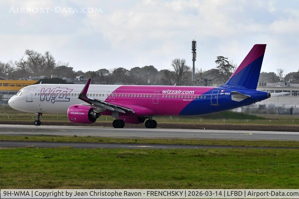 9H-WMA, 2025 Airbus A321-271NX C/N 12547, Bordeaux (BOD)	Rome (FCO)	W46200