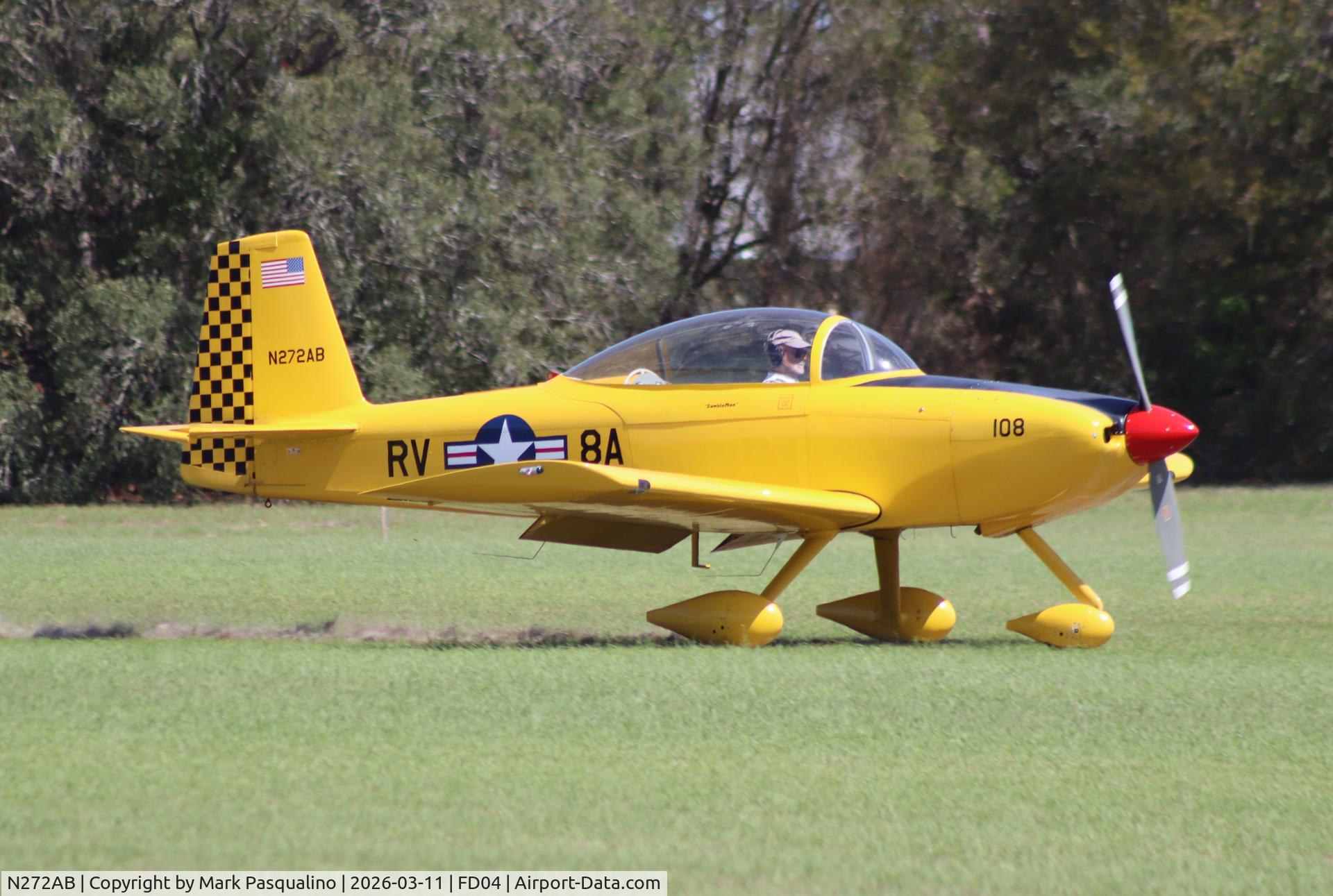 N272AB, 2005 Vans RV-8A C/N 81078, Vans RV-8A