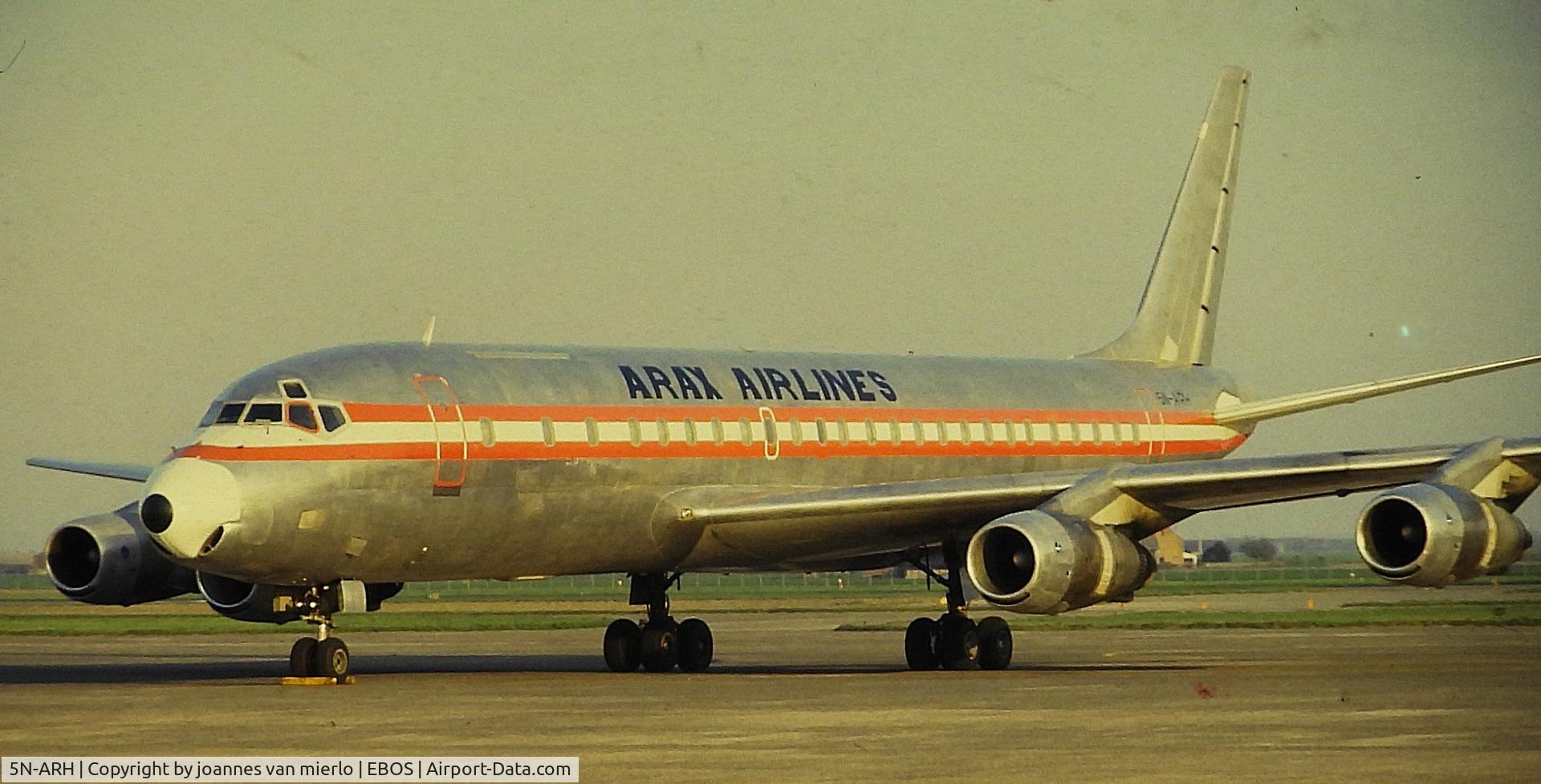 5N-ARH, 1966 Douglas DC-8-55F C/N 45859, ex-slide