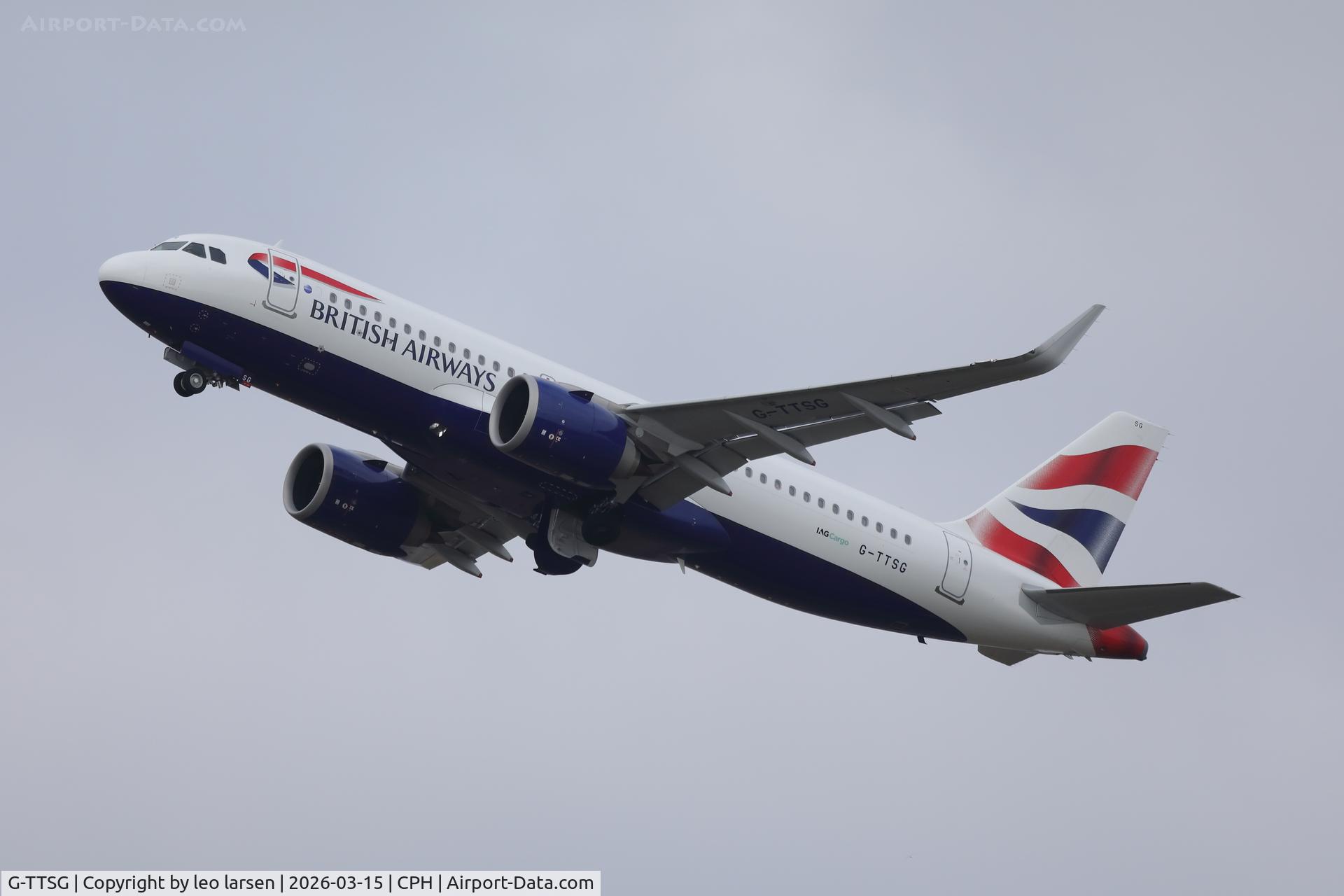 G-TTSG, 2025 Airbus A320-251N C/N 12693, Copenhagen 15.3.2026
