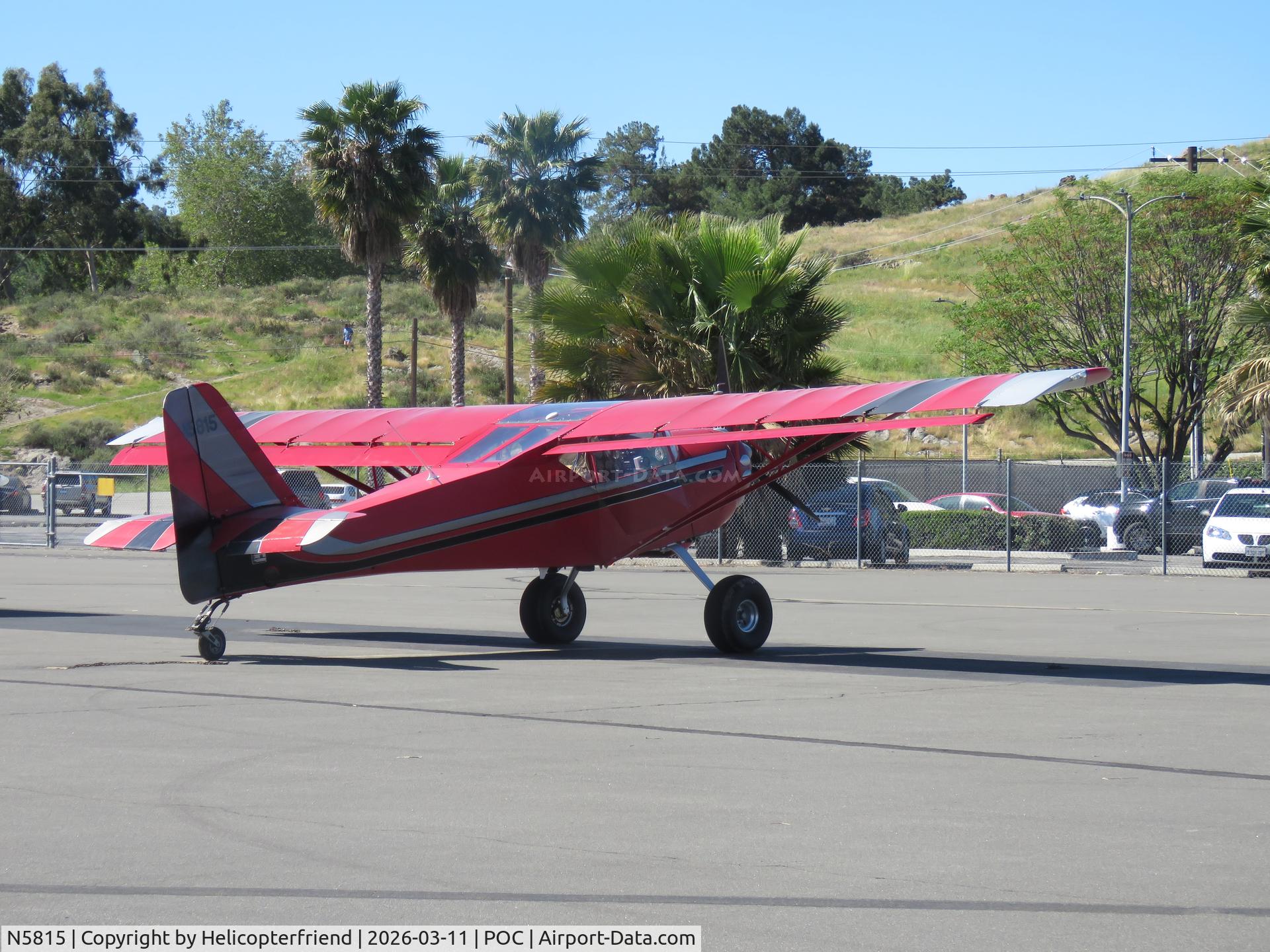 N5815, 1998 Skystar Kitfox Model 4 C/N ADS163, Parked in transit parking