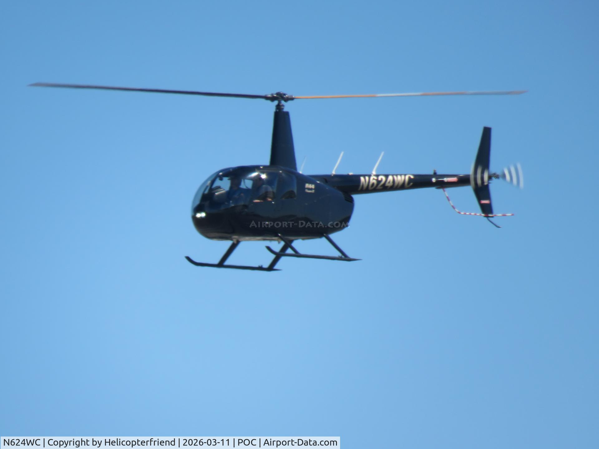 N624WC, 2015 Robinson R44 II C/N 13849, Final for 26R