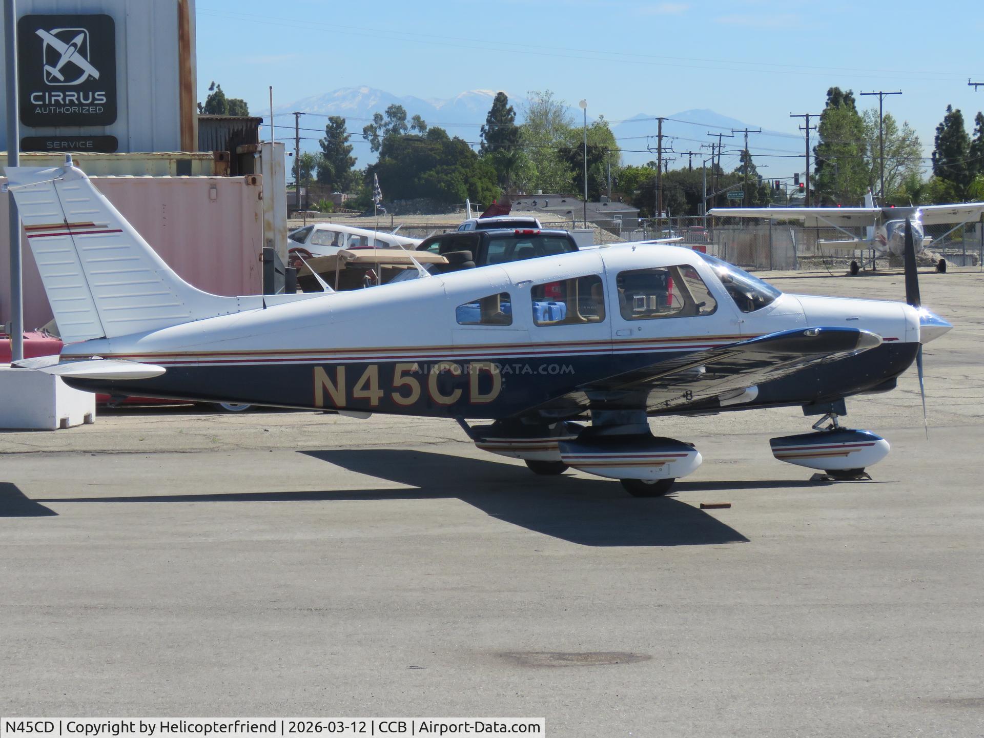 N45CD, 1979 Piper PA-28-161 C/N 287916467, Parked