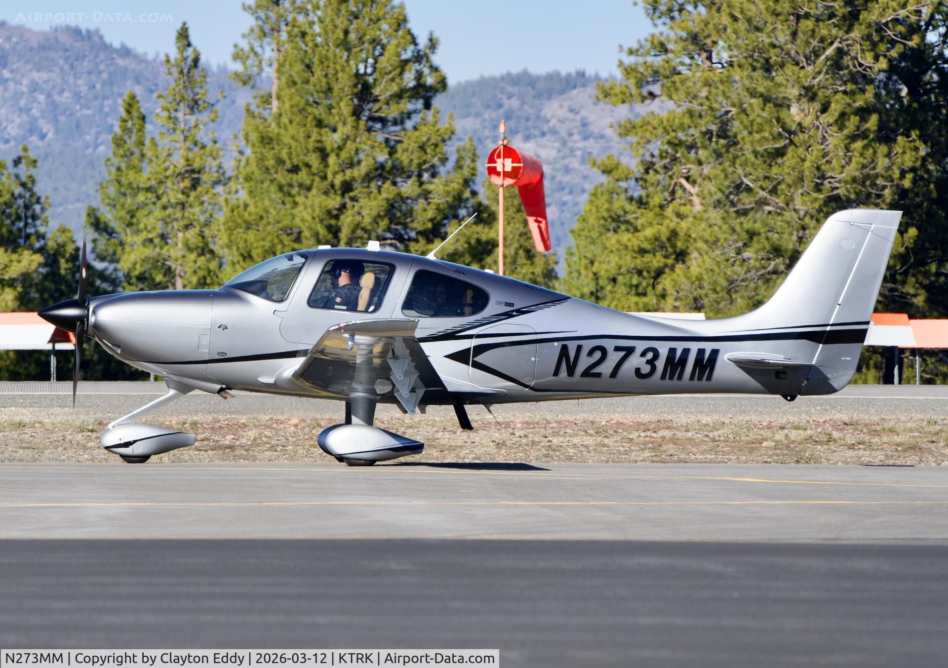 N273MM, 2025 Cirrus Design Corp SR22T C/N 11078, Truckee Tahoe airport in California 2026