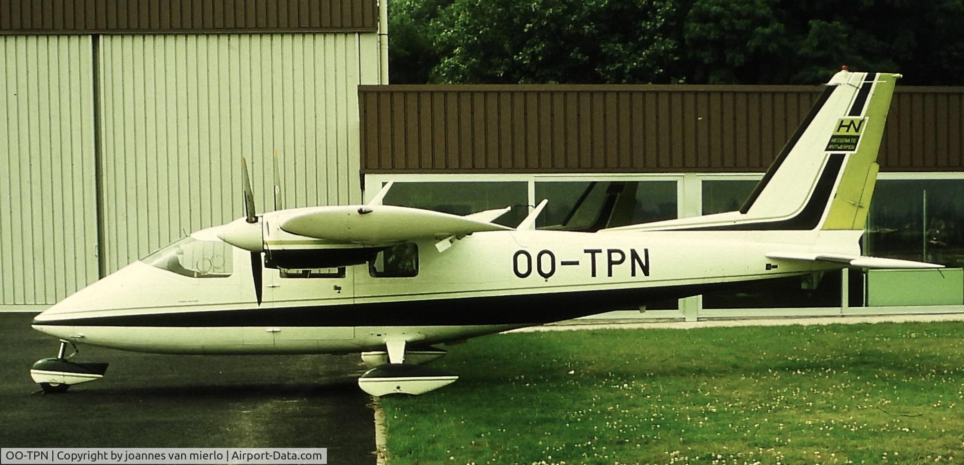 OO-TPN, 1977 Partenavia P-68B C/N 88, ex-slide