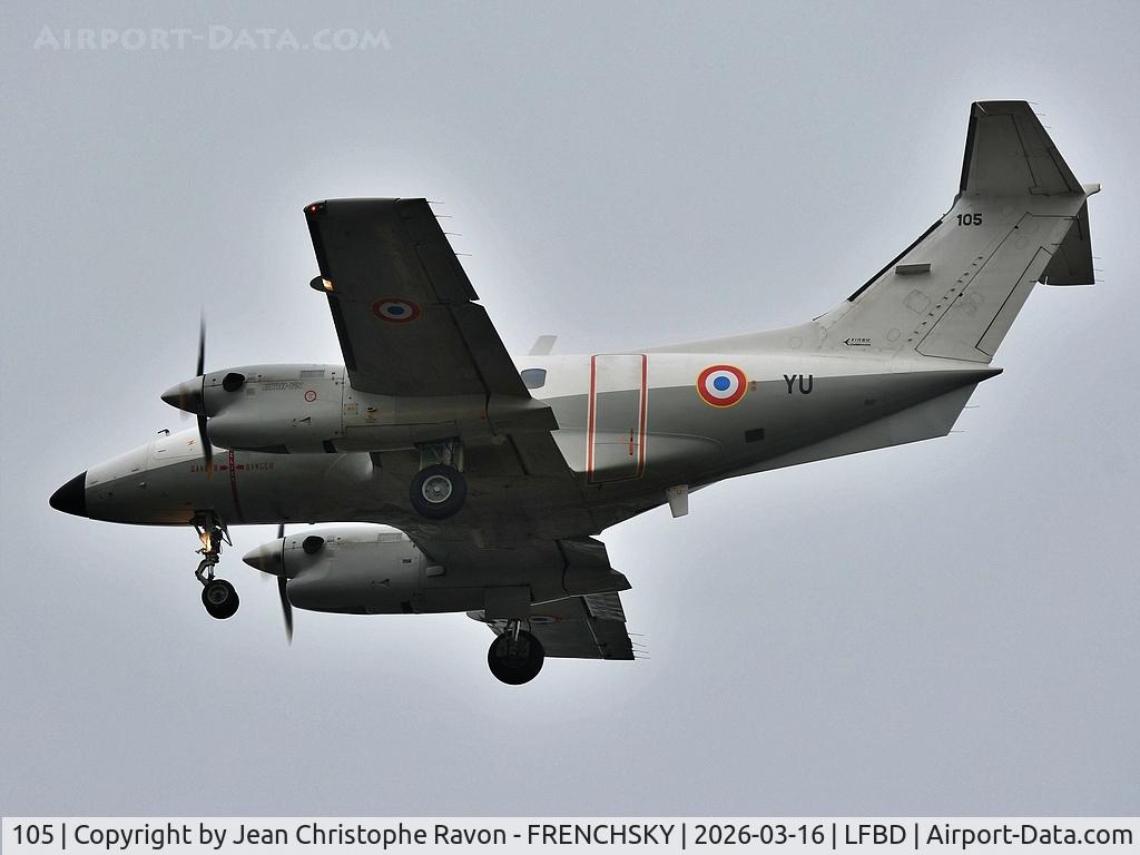 105, Embraer EMB-121AA Xingu C/N 121105, French Navy from Brest