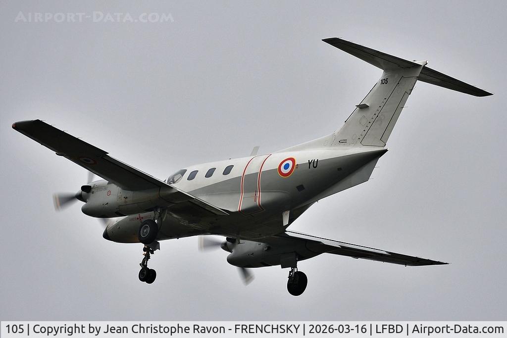105, Embraer EMB-121AA Xingu C/N 121105, French Navy from Brest