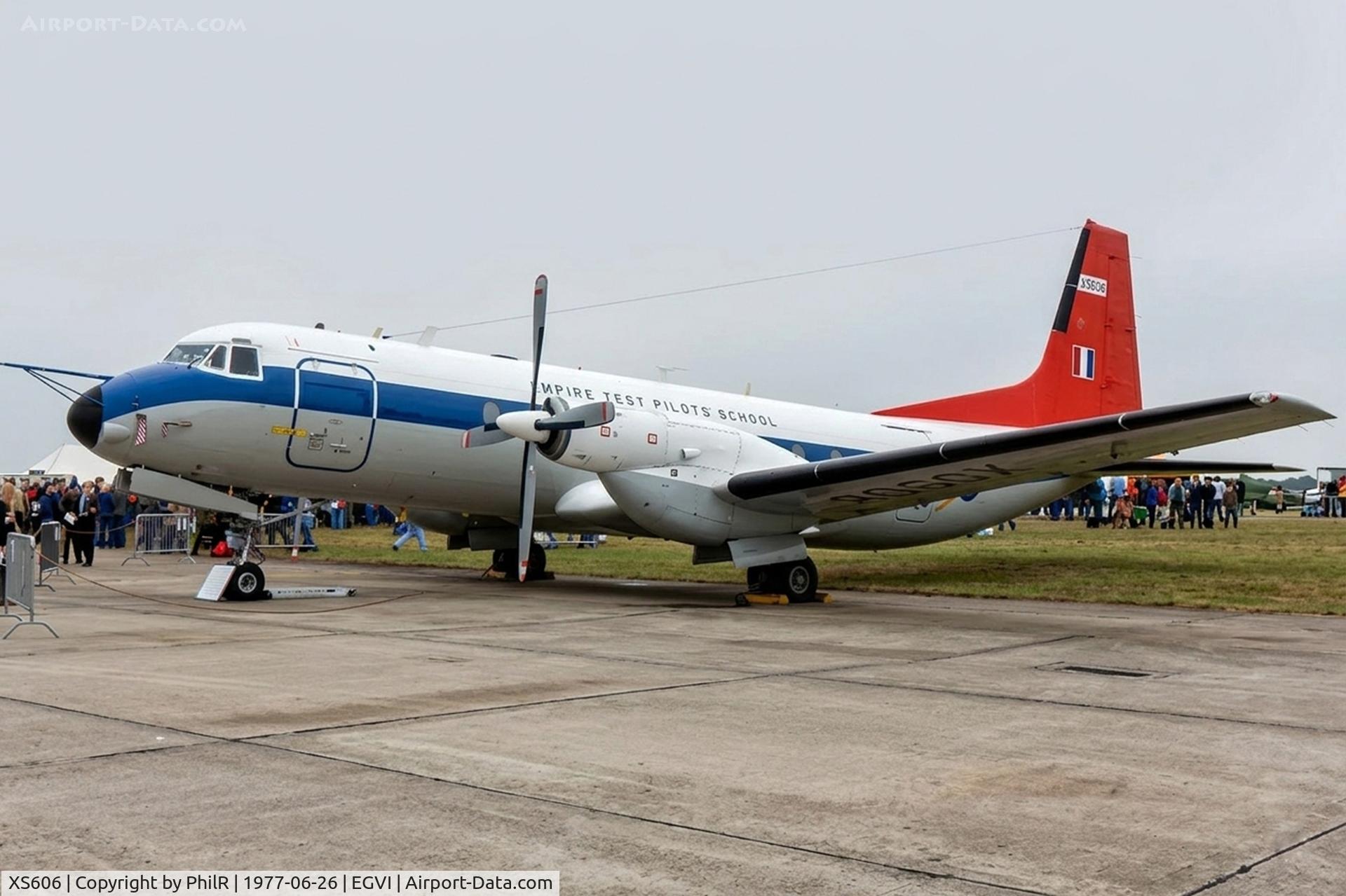 XS606, 1966 Hawker Siddeley HS-780 Andover C1 C/N Set 13/BN1, XS606 1966 HS Andover C1 ETPS IAT Greenham Common