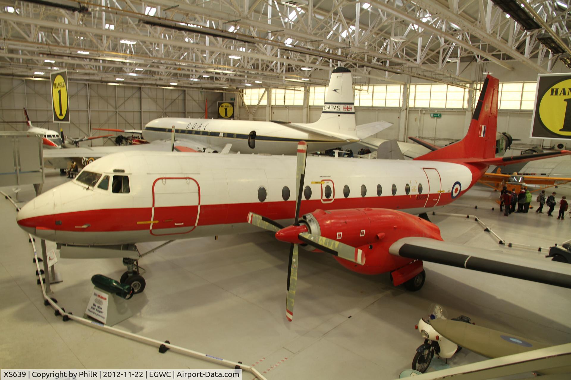 XS639, 1967 Hawker Siddeley HS-780 Andover E3A C/N Set23/BN23, XS639 1967 HS Andover E3A RAF Cosford Aerospace Museum