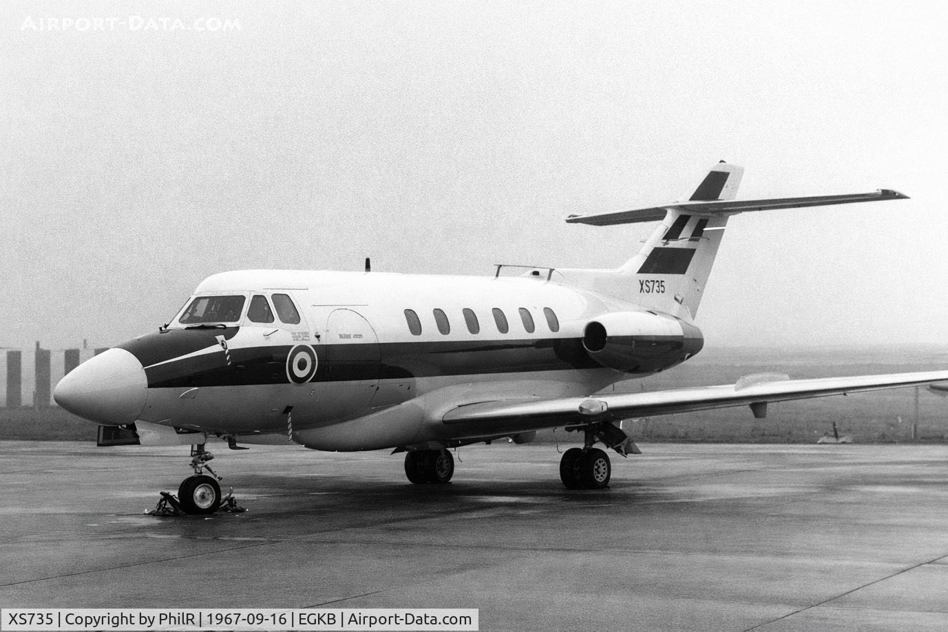 XS735, 1966 Hawker Siddeley HS.125 Dominie T.1 C/N 25071, XS735 1966 HS Dominie T1 RAF Biggin Hill