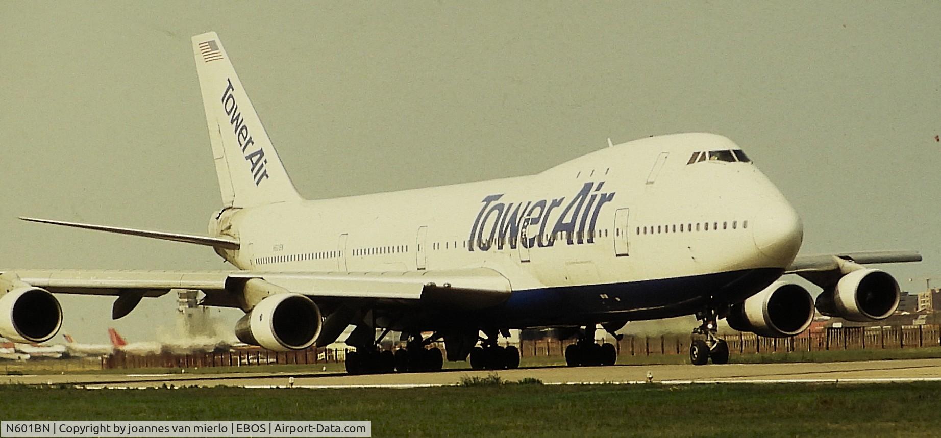 N601BN, 1970 Boeing 747-127 C/N 20207, ex-slide