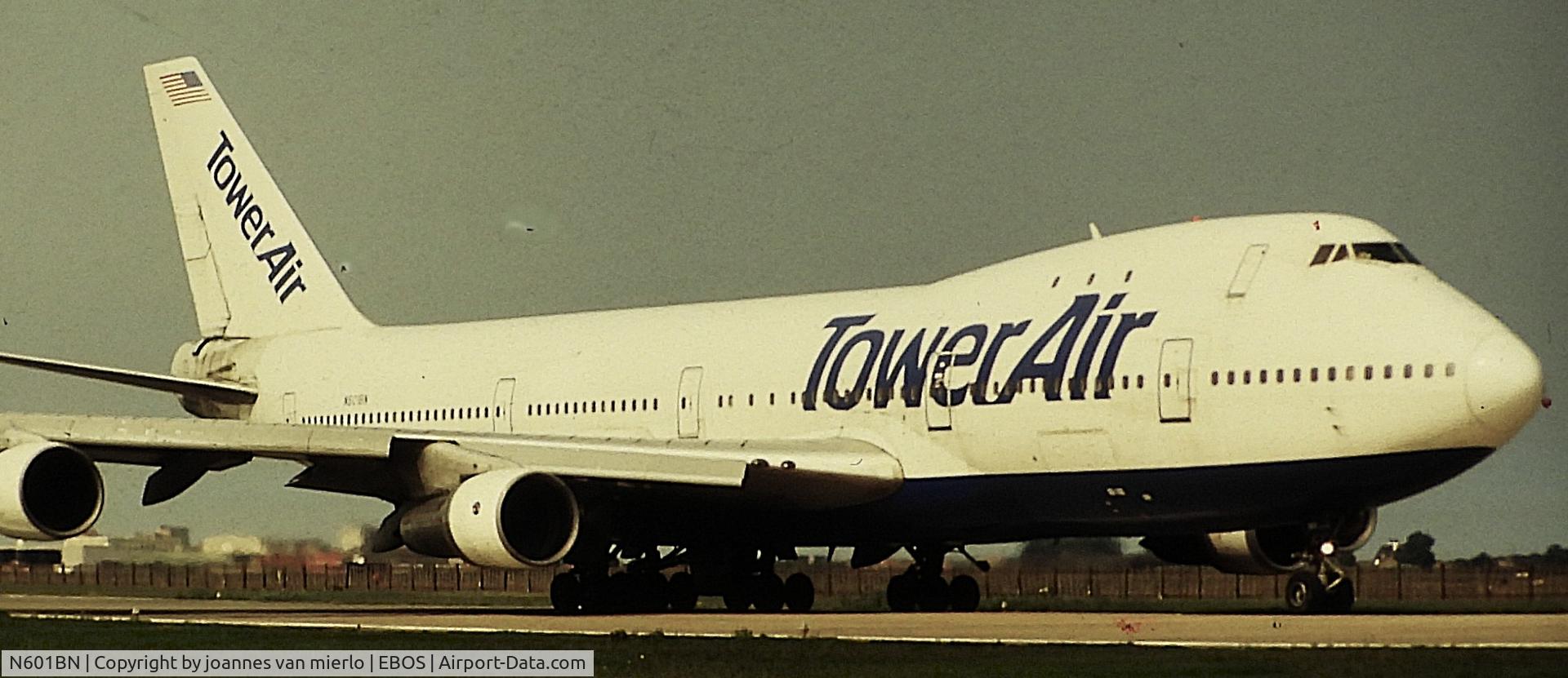 N601BN, 1970 Boeing 747-127 C/N 20207, ex-slide