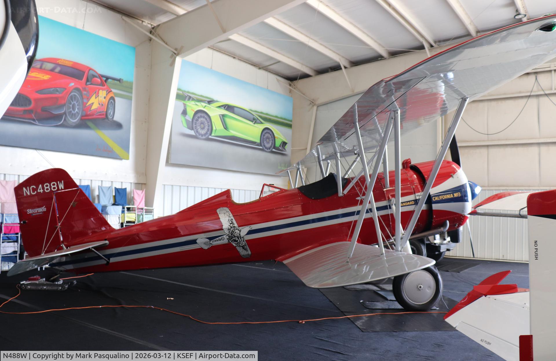 N488W, Stearman 4-CM-1 Senior Speedmail C/N 4036, Stearman 4-CM-1 Senior Speedmail