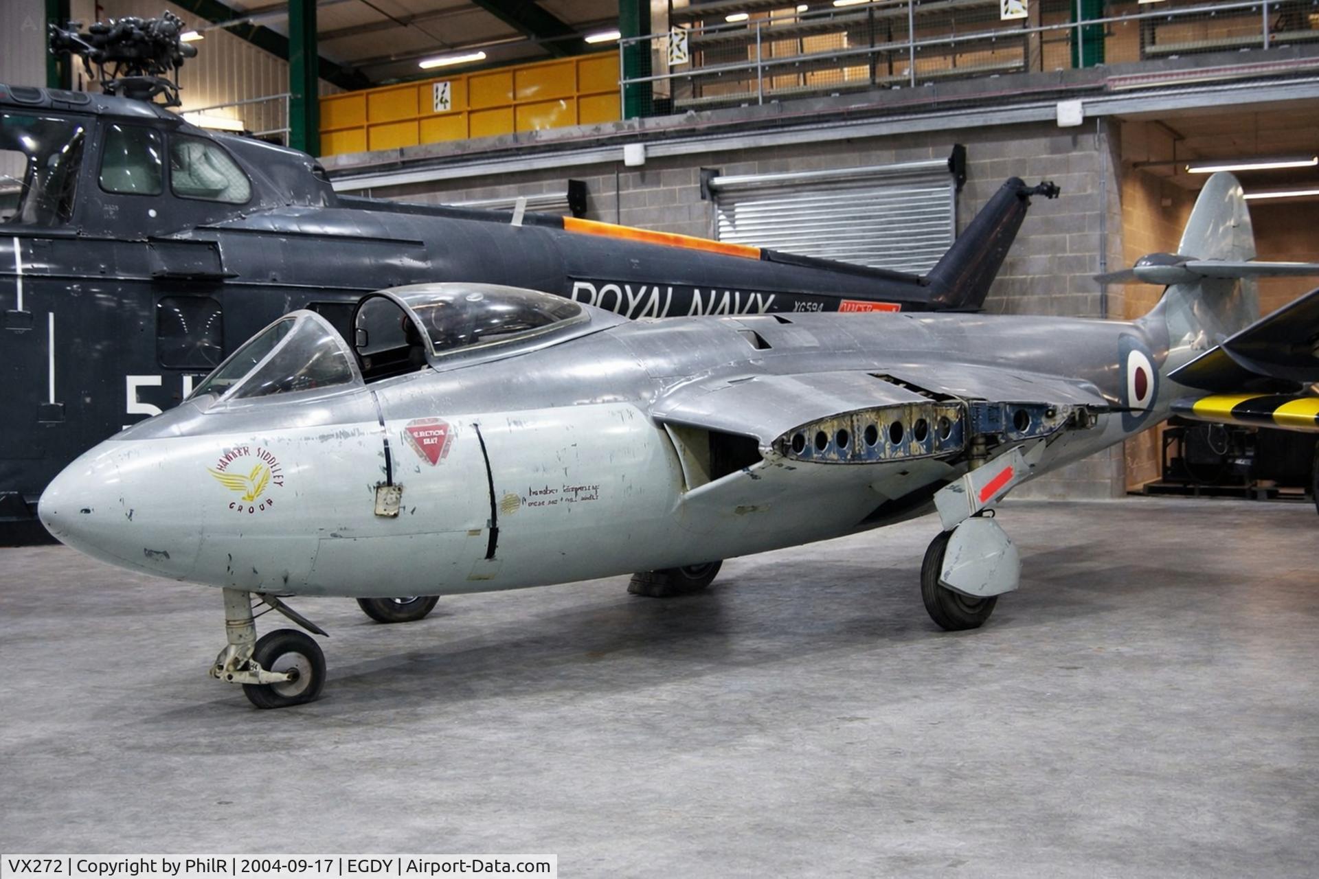 VX272, 1948 Hawker P.1052 C/N Not found VX272, VX272 1948 Hawker P1052 RN Yeovilton 17.09.04A