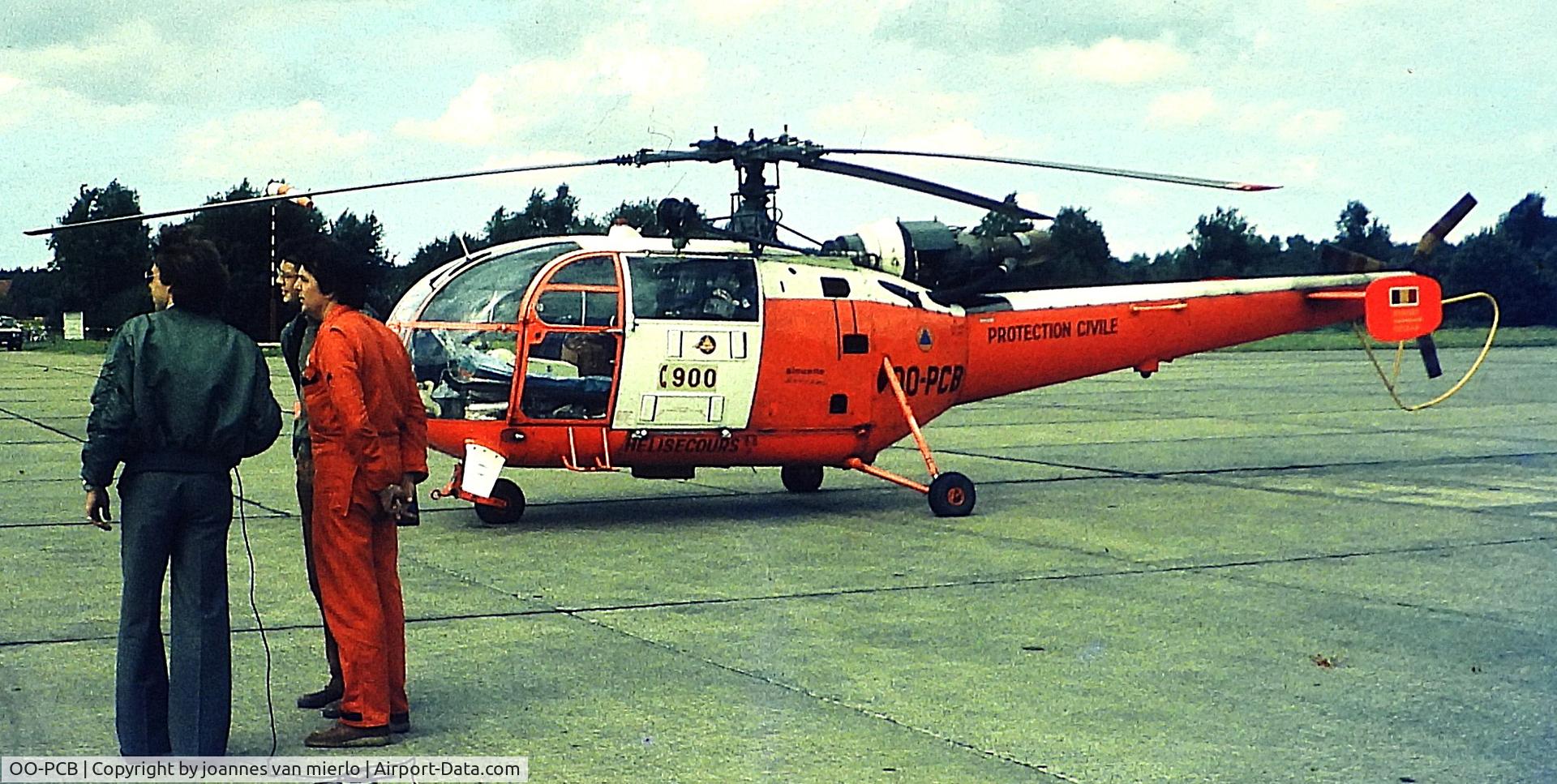 OO-PCB, Sud Aviation SA-319B Alouette III C/N 2151, ex-slide