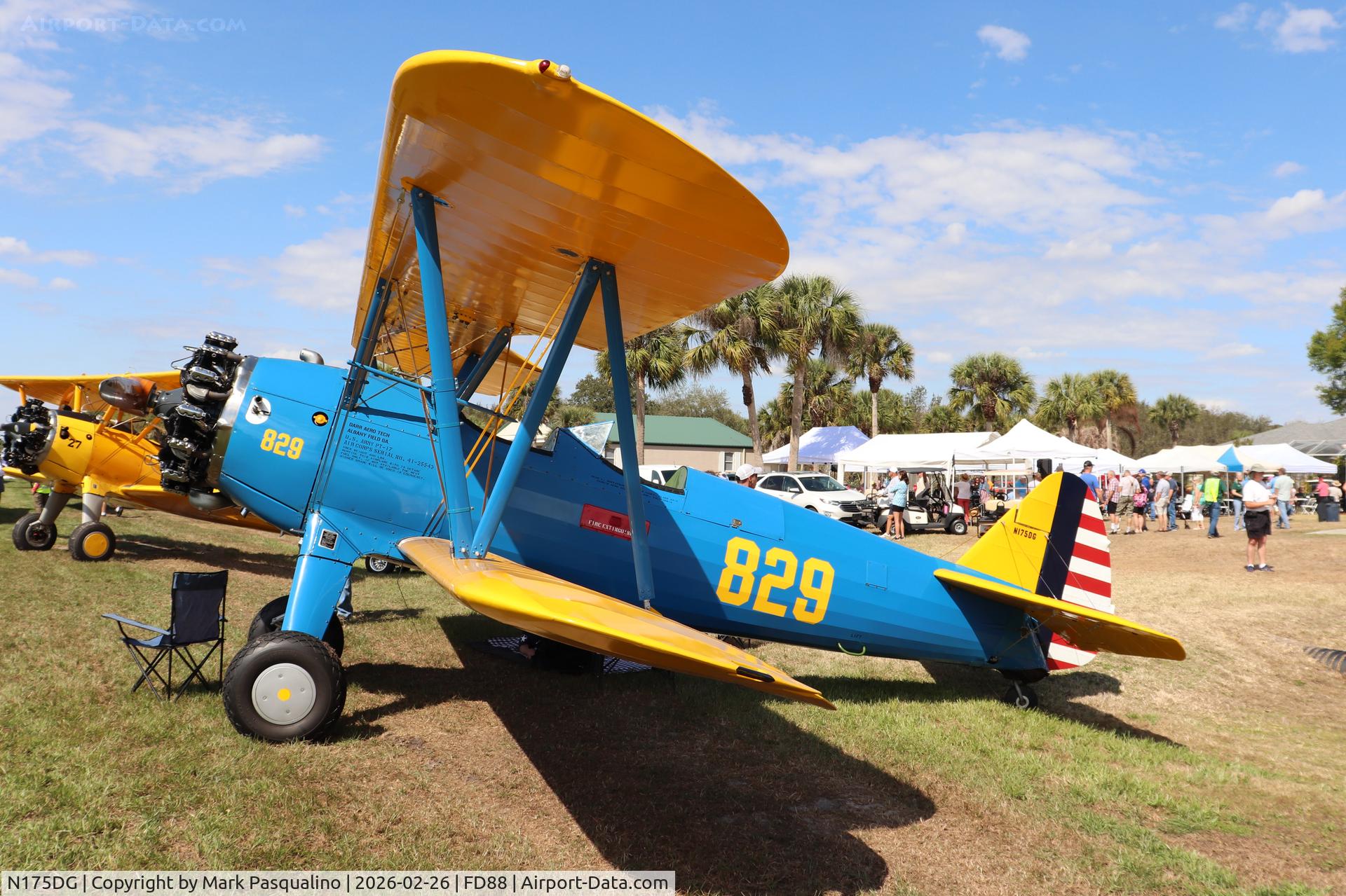N175DG, 1942 Boeing A75N1(PT17) C/N 75-3050, Stearman
