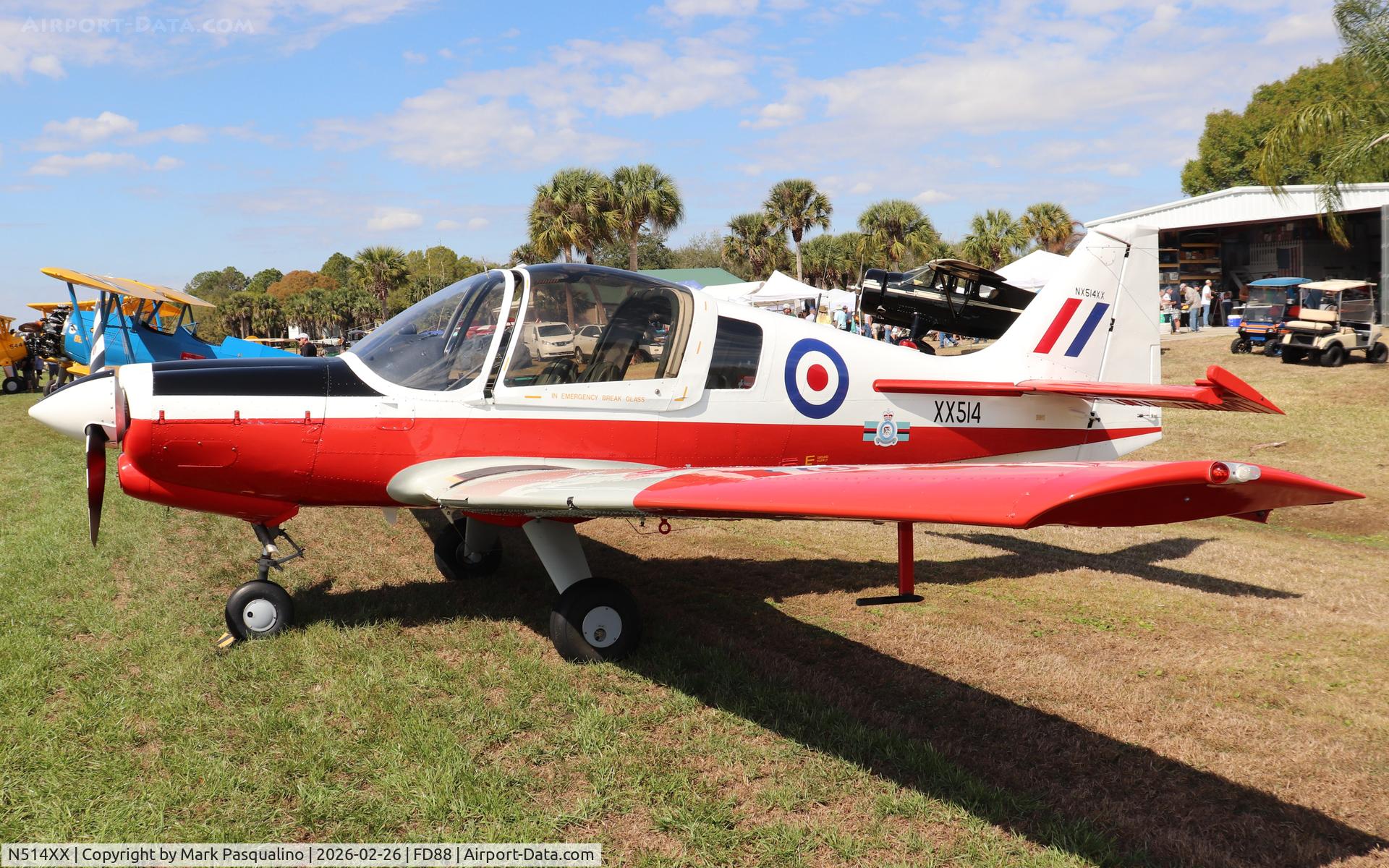 N514XX, 1973 Scottish Aviation Bulldog Series 120 Model 122 C/N BH120/227, Scottish Aviation Bulldog Series 120 Model 122