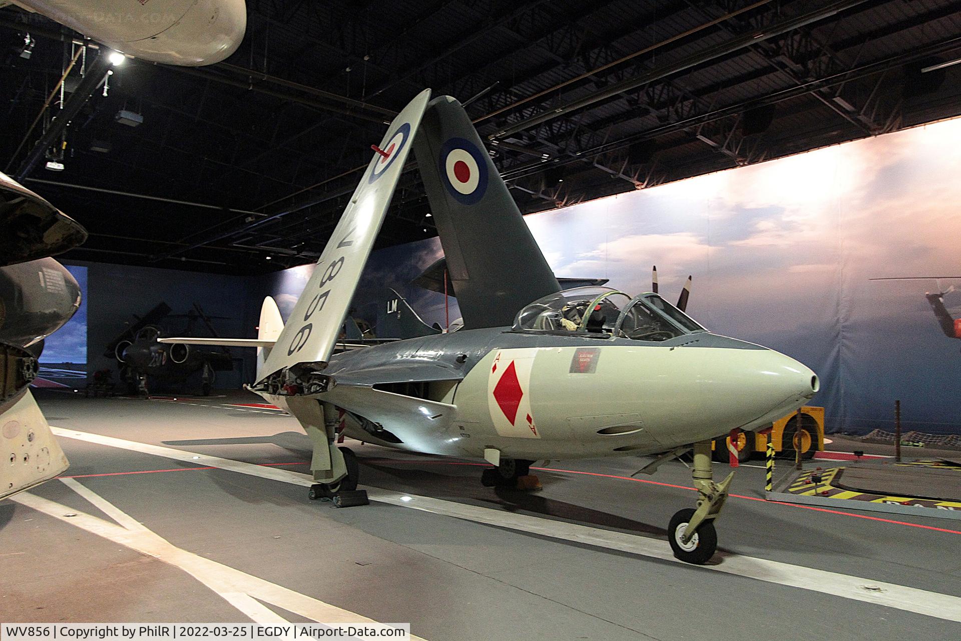 WV856, 1954 Hawker Sea Hawk FGA.6 C/N 6101, WV856 1954 Hawker Sea Hawk FGA6 FAA Museum RNAS Yeovilton 
