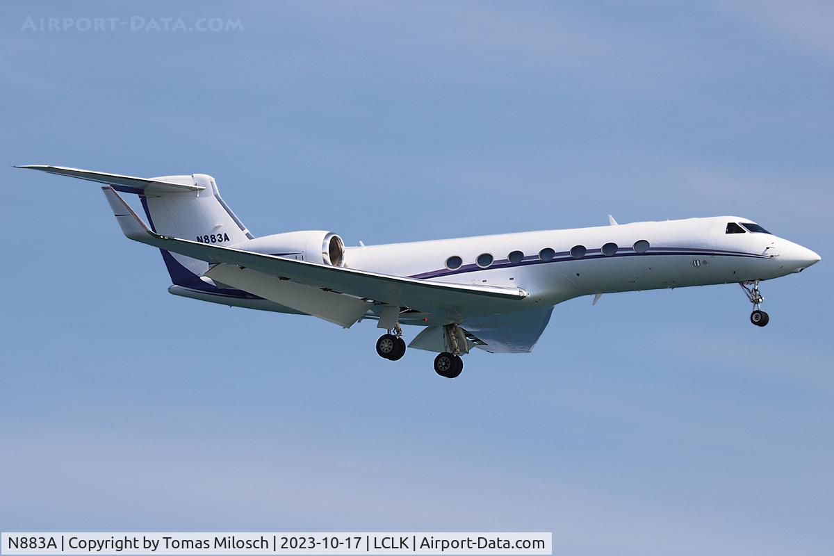 N883A, 2008 Gulfstream Aerospace GV-SP (G550) C/N 5175, Larnaca