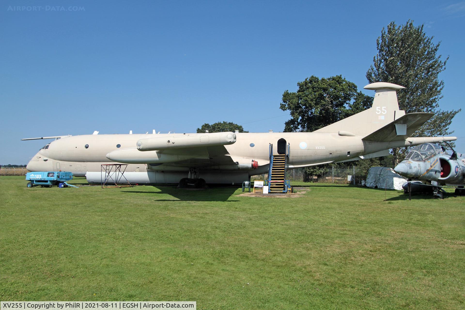XV255, Hawker Siddeley HS-801 Nimrod MR.1 C/N 8030, XV255 1969 Hawker Siddeley Nimrod MR2P RAF City of Norwich Aviation Museum 