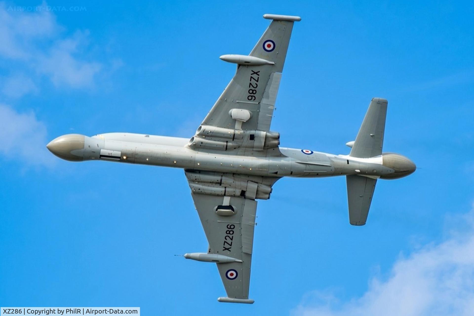 XZ286, British Aerospace Nimrod AEW.3 C/N 8048, XZ286 1980 HS Nimrod AEW3 RAF SBAC 09.80A