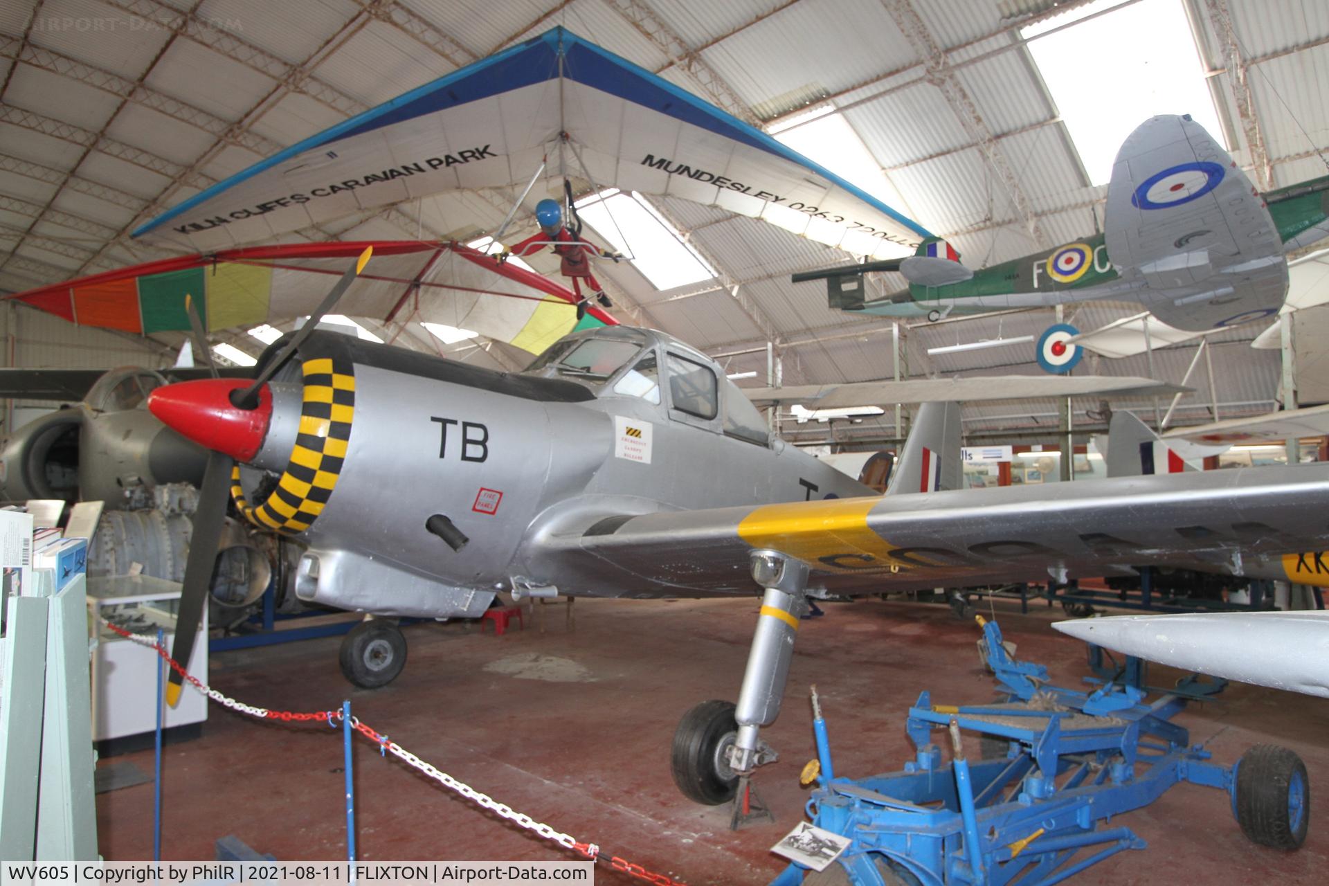 WV605, 1954 Percival P-56 Provost T.1 C/N PAC/56/132, WV605 1954 Hunting Percival Provost T1 RAF Norfolk & Suffolk Aviation Museum Flixton 