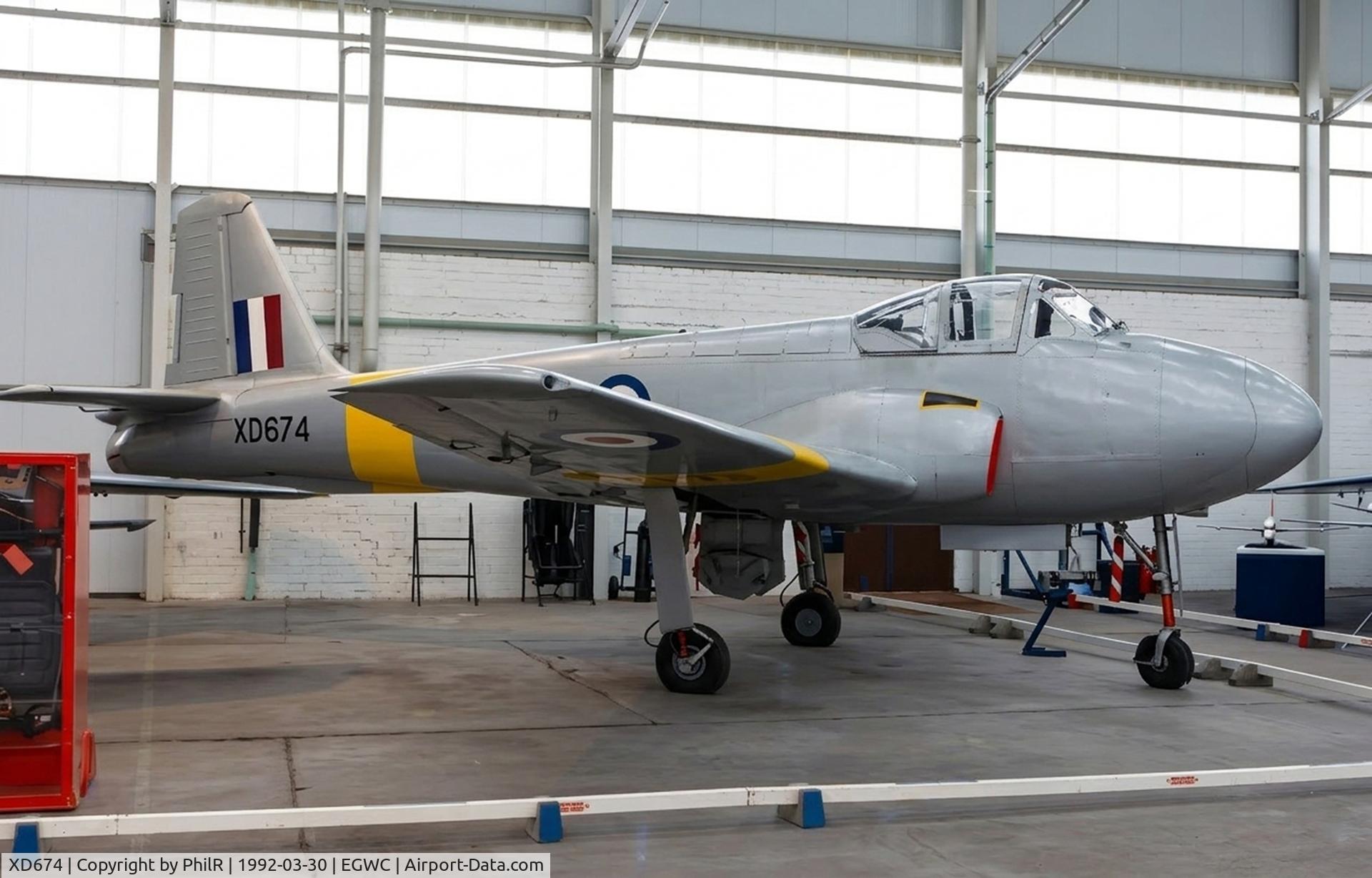 XD674, 1955 Hunting Percival P-84 Jet Provost T.1 C/N PAC/84/001, XD674 1954 Hunting Jet Provost T1 RAF Cosford