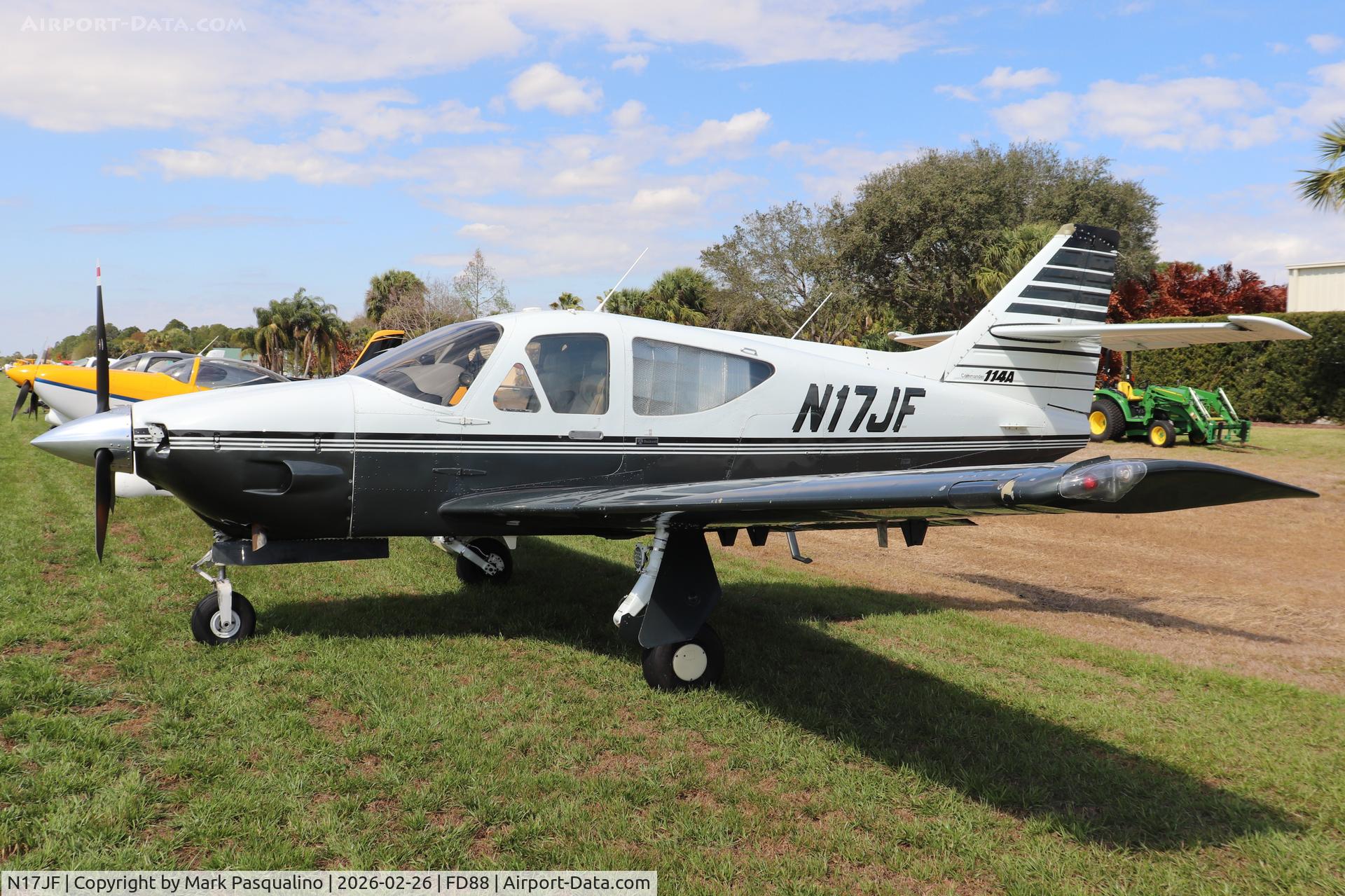 N17JF, 1979 Rockwell International 114A Commander C/N 14503, Rockwell 114A