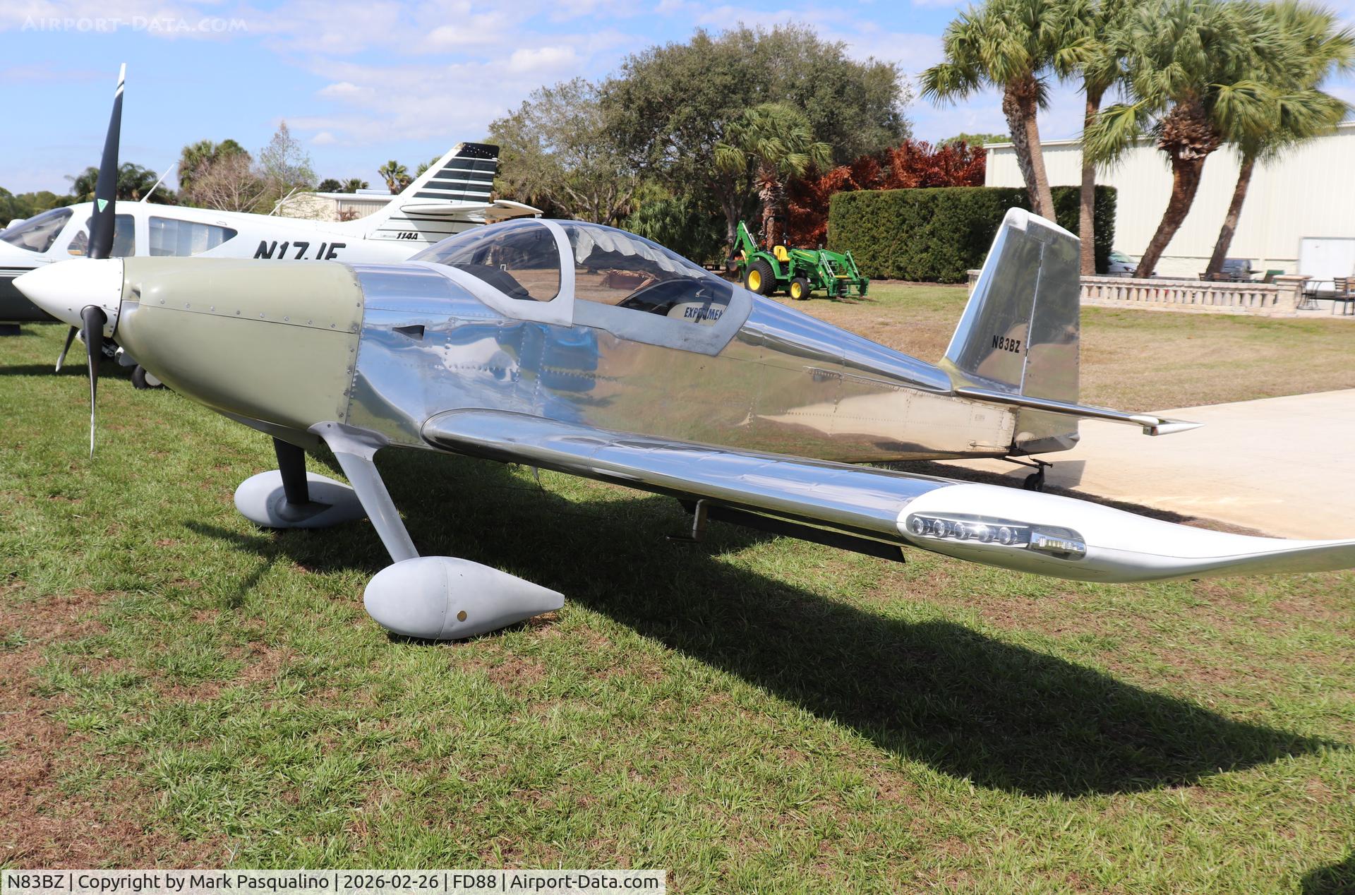 N83BZ, 2023 Vans RV-7 C/N 71614, Vans RV-7