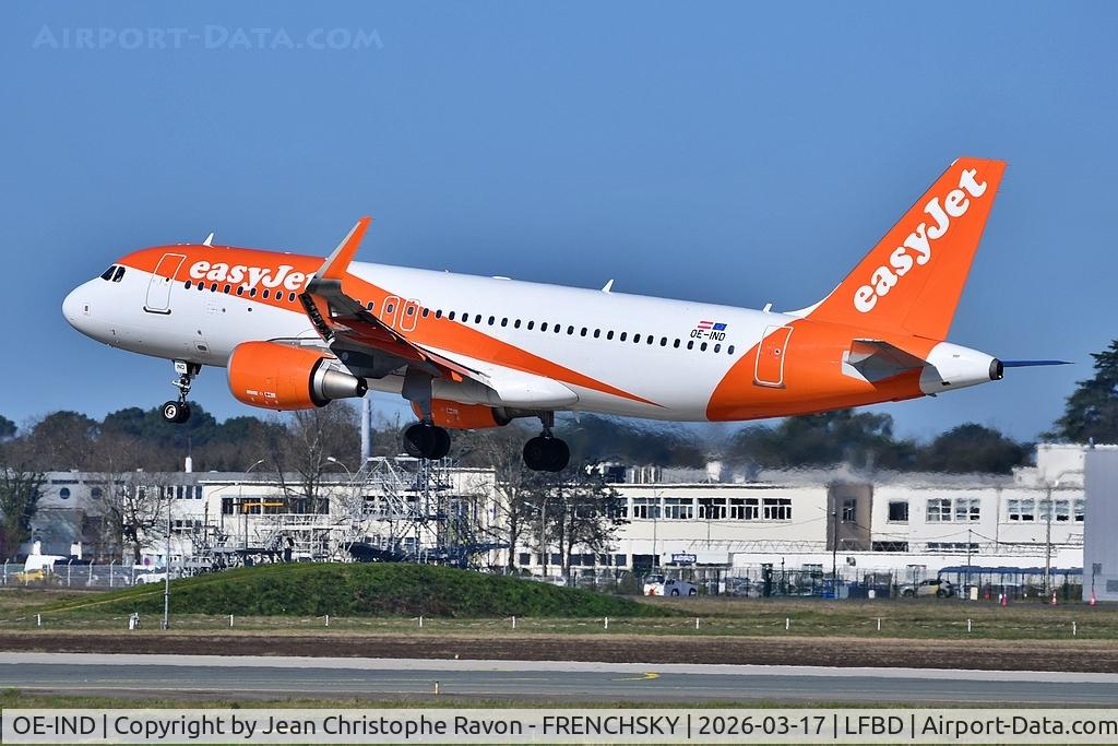 OE-IND, 2017 Airbus A320-214 C/N 7762, London (LGW)	Bordeaux (BOD)	U28381