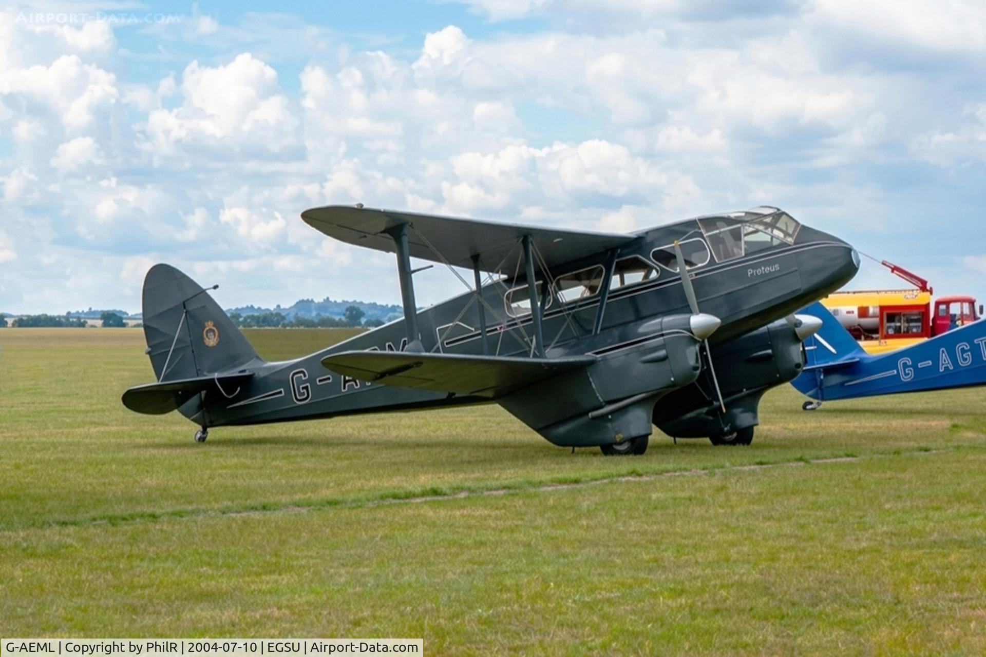 G-AEML, 1936 De Havilland DH-89A Dragon Rapide C/N 6337, G-AEML 1936 DH89A Dragon Rapide Duxford Flying Legends 