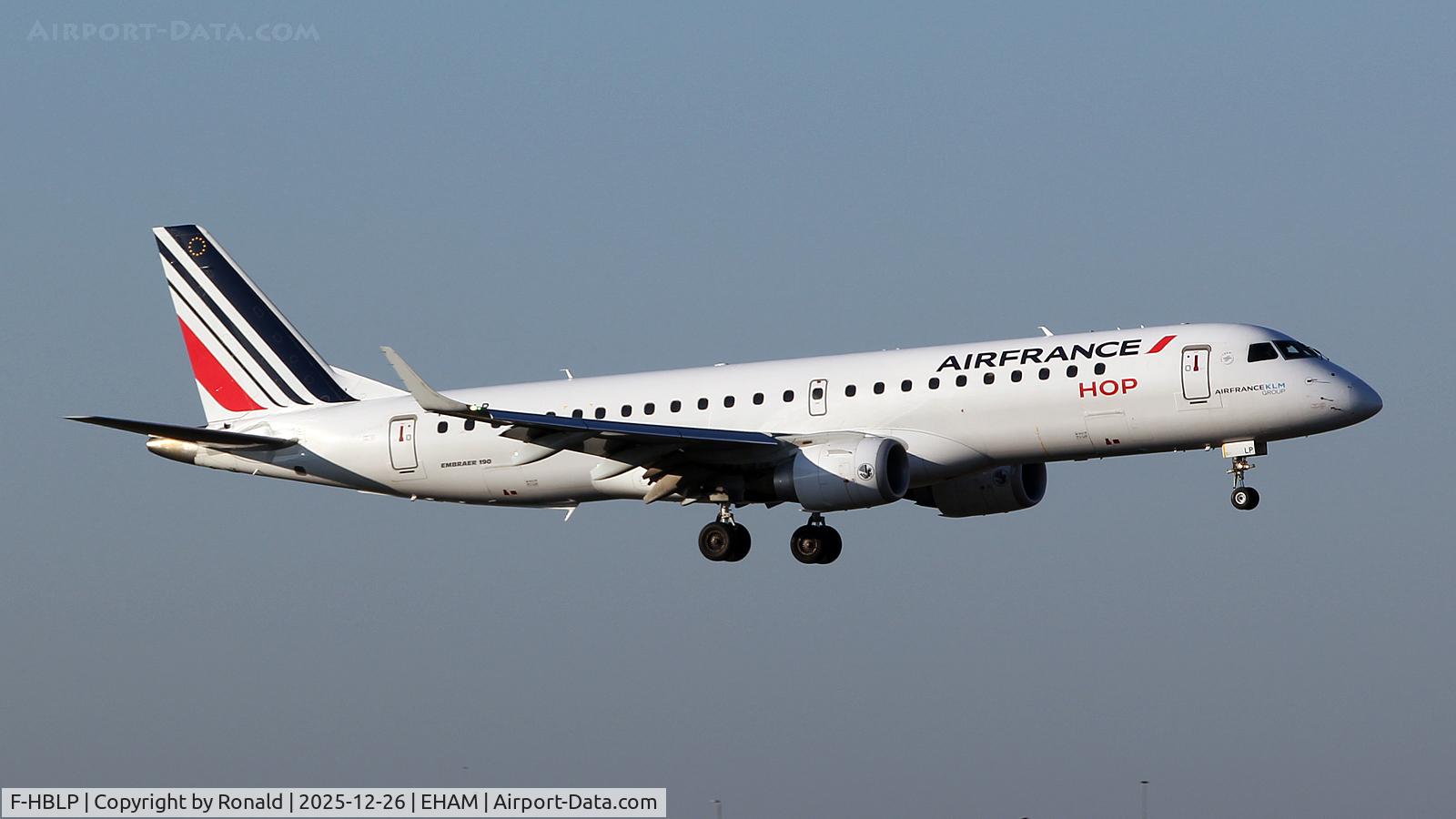 F-HBLP, 2019 Embraer 190 STD (ERJ-190-100) C/N 190-00771, at eham