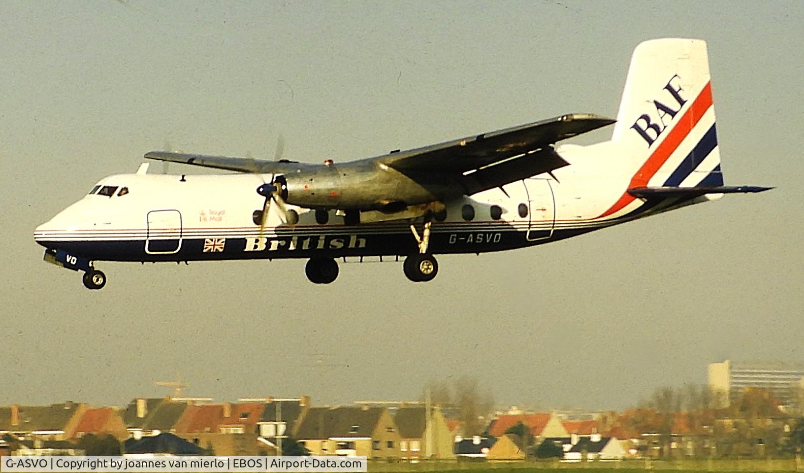G-ASVO, 1964 Handley Page HPR-7 Herald 214 C/N 185, ex-slide
