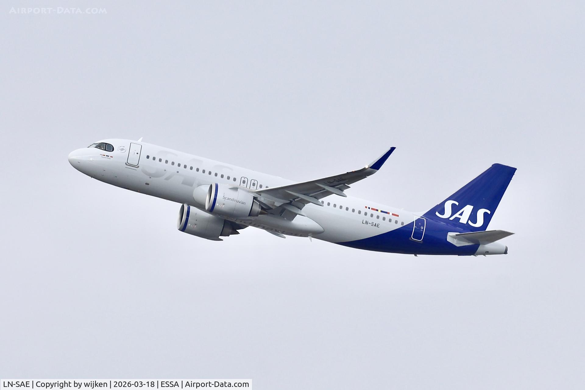 LN-SAE, 2026 Airbus A320-251N C/N 13090, Rwy 19R