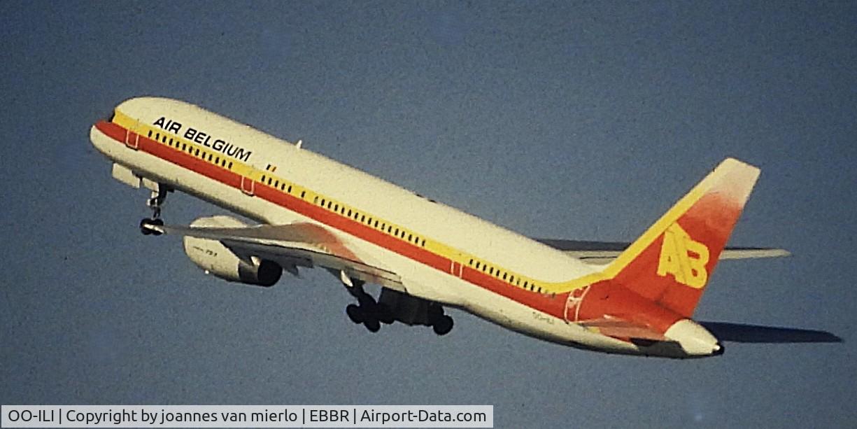 OO-ILI, 1989 Boeing 757-23A C/N 24528, ex-slide