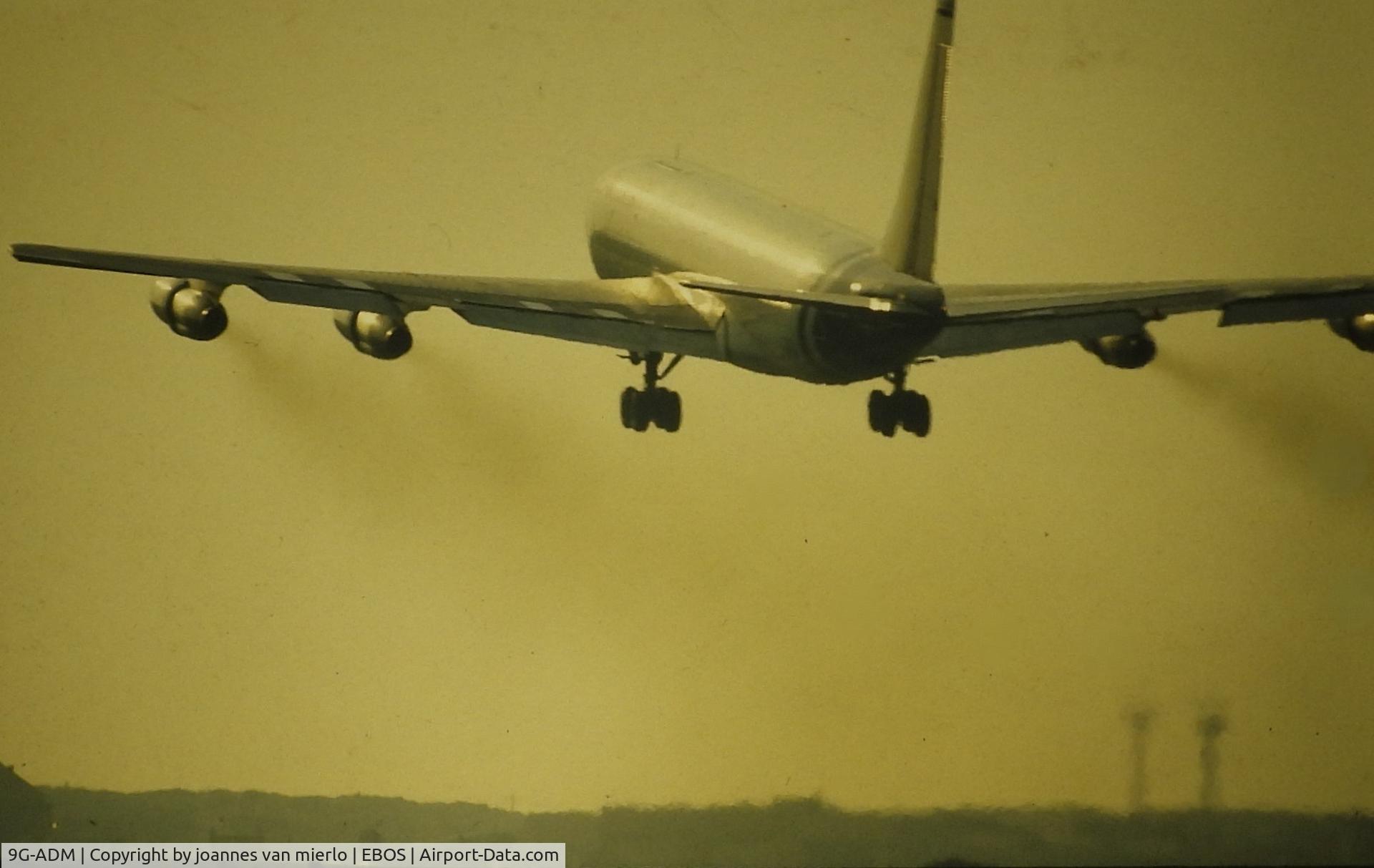 9G-ADM, 1967 Boeing 707-321C C/N 19369, ex-slide