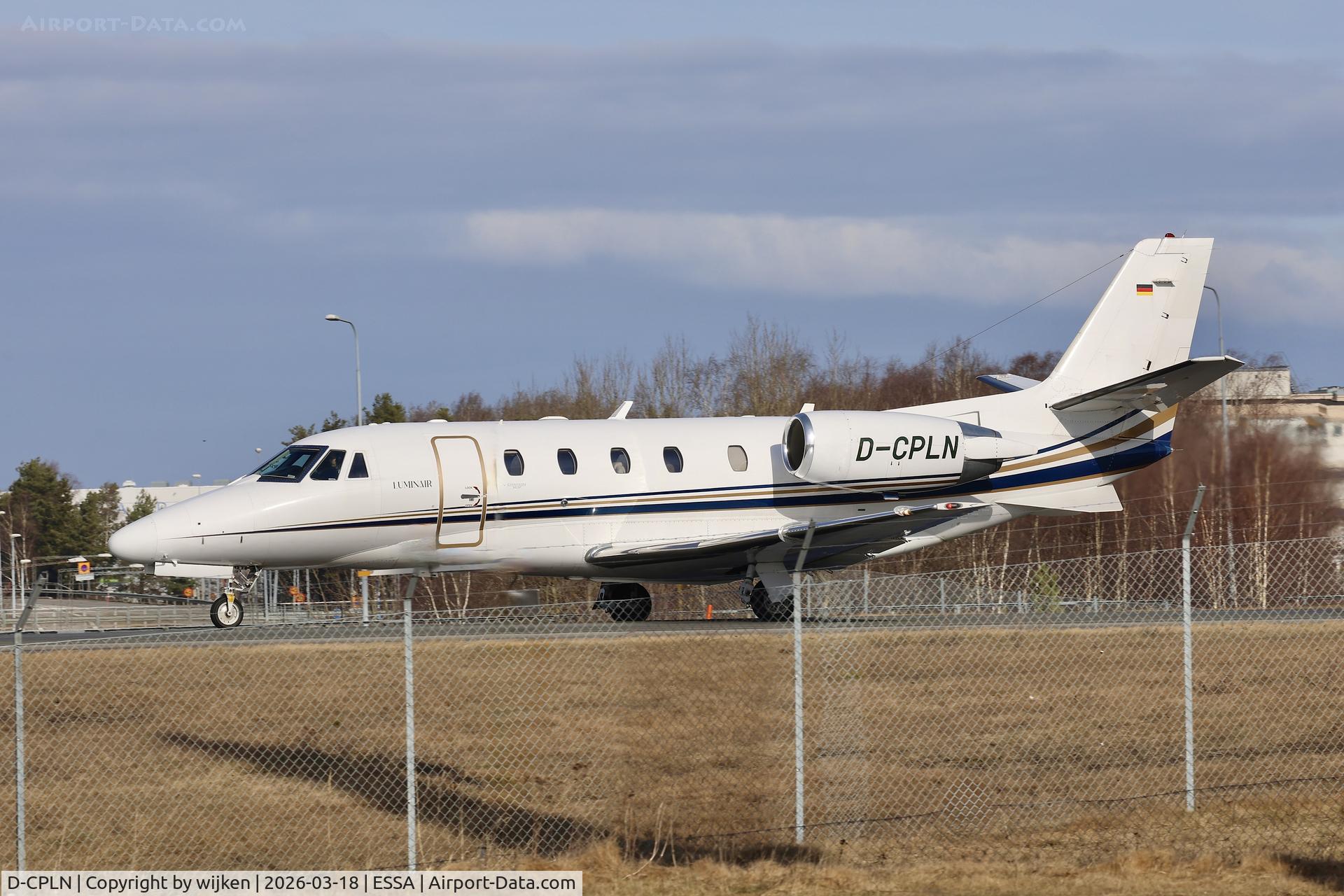 D-CPLN, 2008 Cessna 560XL Citation XLS+ C/N 560-6003, Twy U