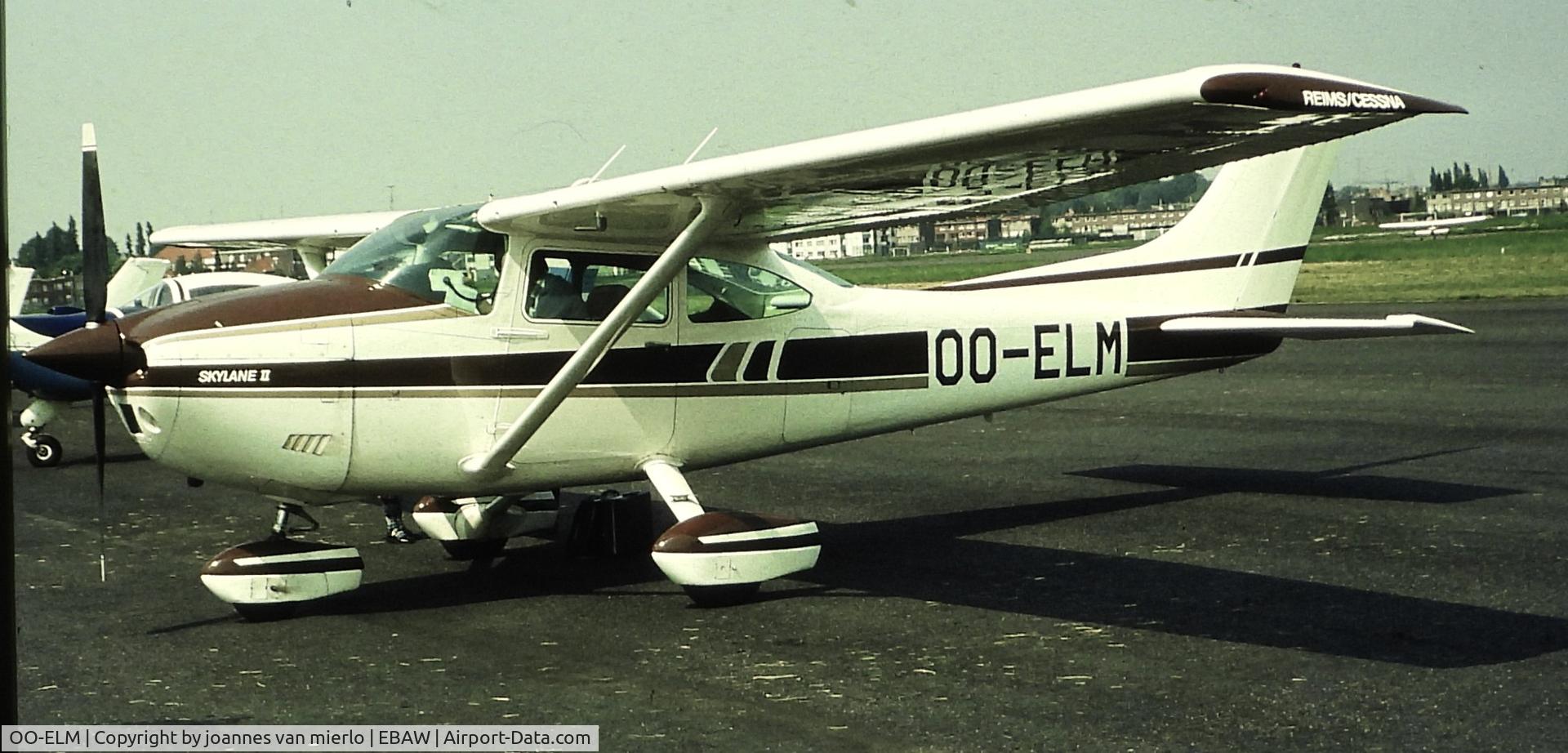 OO-ELM, 1979 Reims Cessna F182Q Skylane C/N 0127, ex-slide