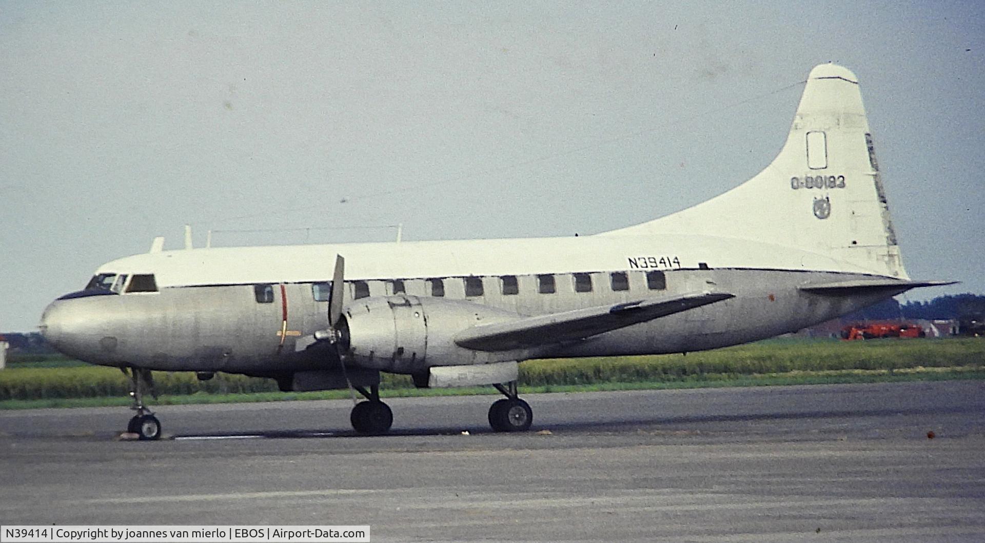 N39414, 1950 Convair CV-240-T-29B C/N 213, ex-slide
