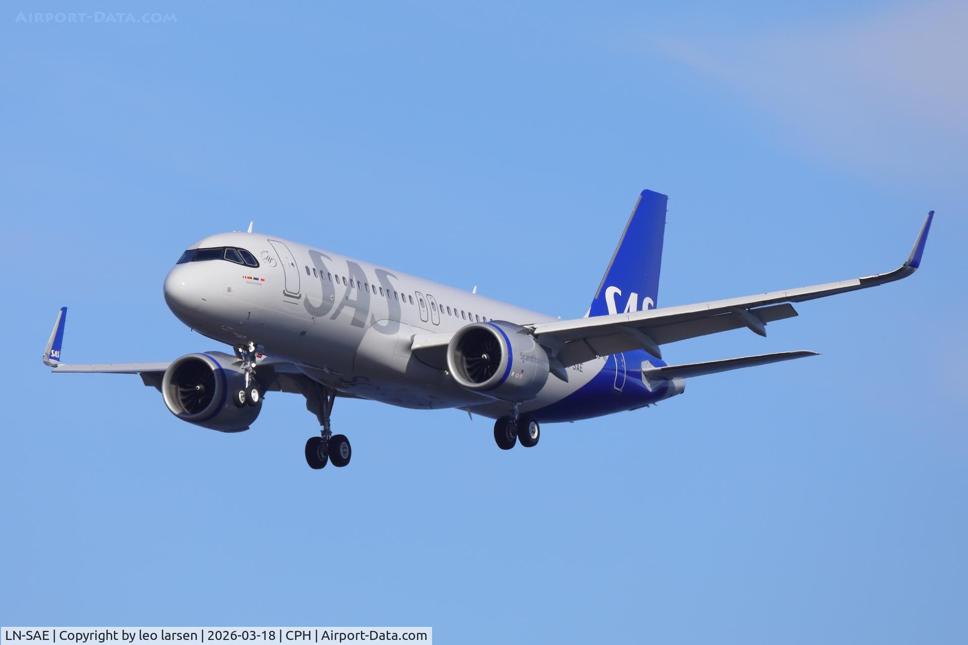 LN-SAE, 2026 Airbus A320-251N C/N 13090, Copenhagen 18.3.2026