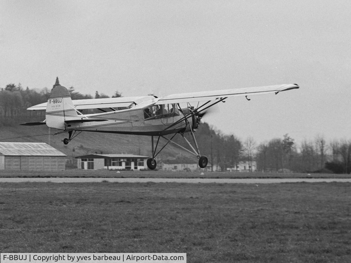 F-BBUJ, 1945 Morane-Saulnier MS-505 Criquet C/N 263, Avion utilisé sur l'aérodrome de Périgueux dans les années 1970 pour la remorque de planeurs