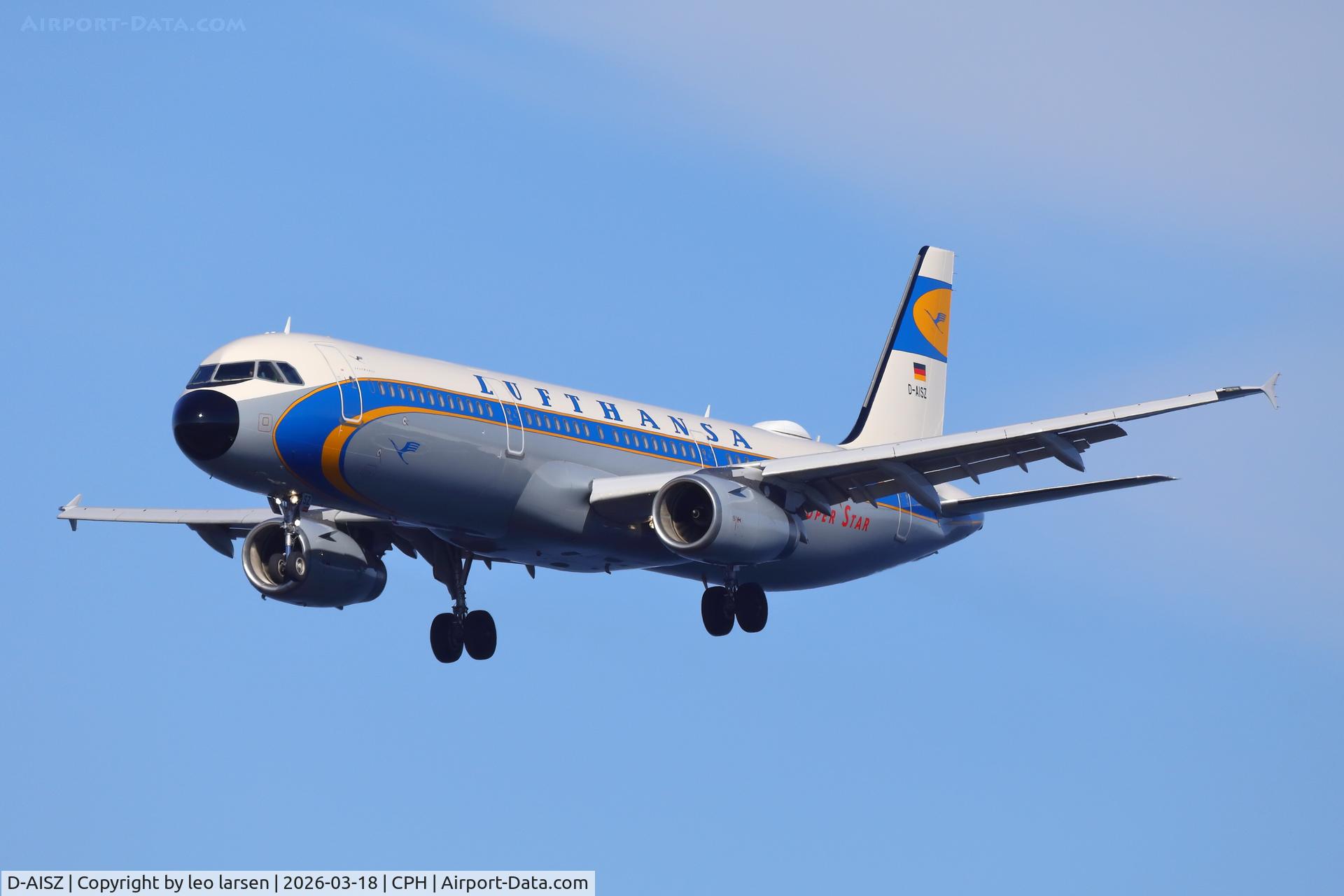 D-AISZ, 2009 Airbus A321-231 C/N 4085, Copenhagen 18.3.2026