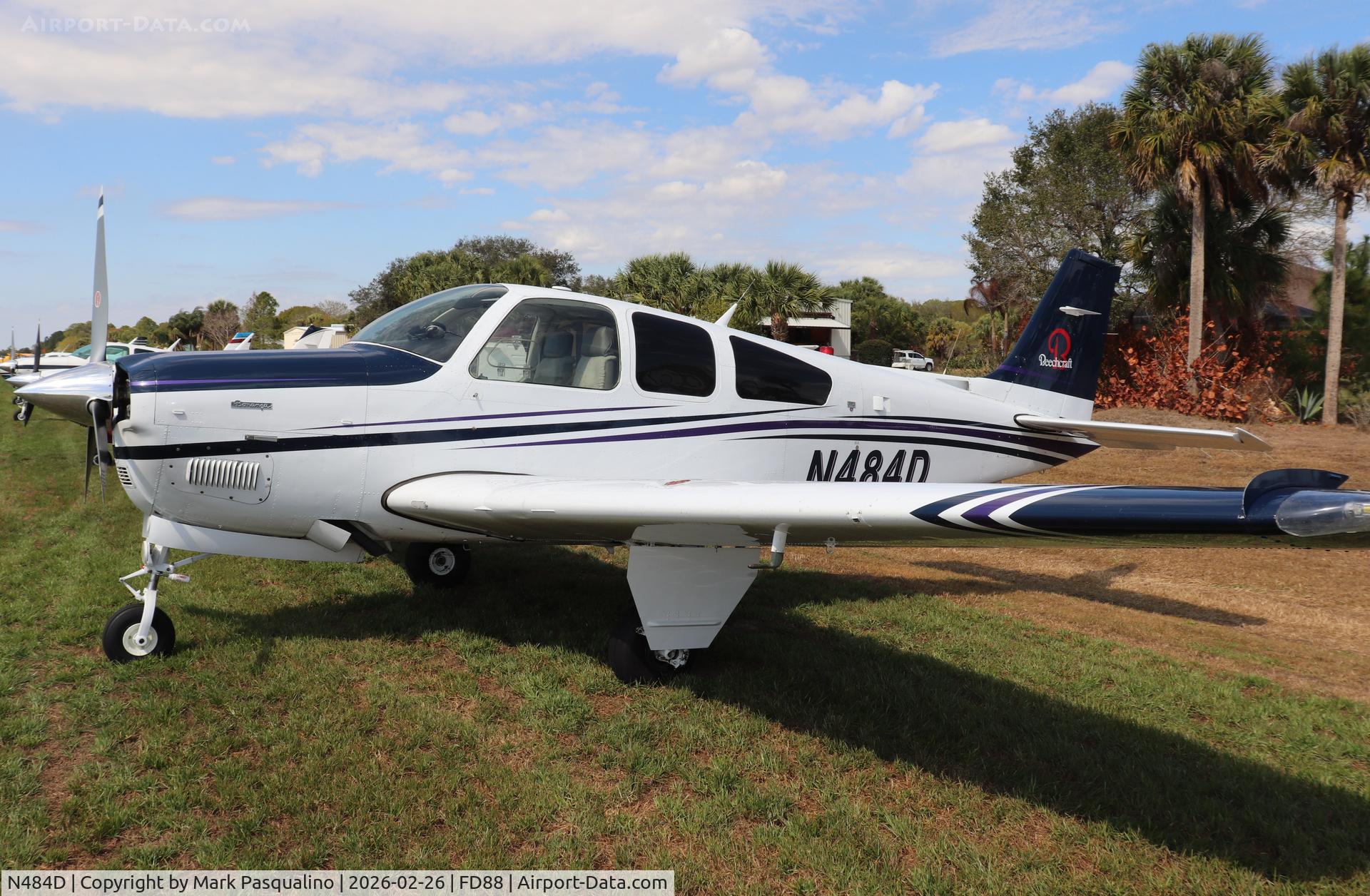 N484D, 1992 Beech F33A Bonanza C/N CE-1699, Beech F33A
