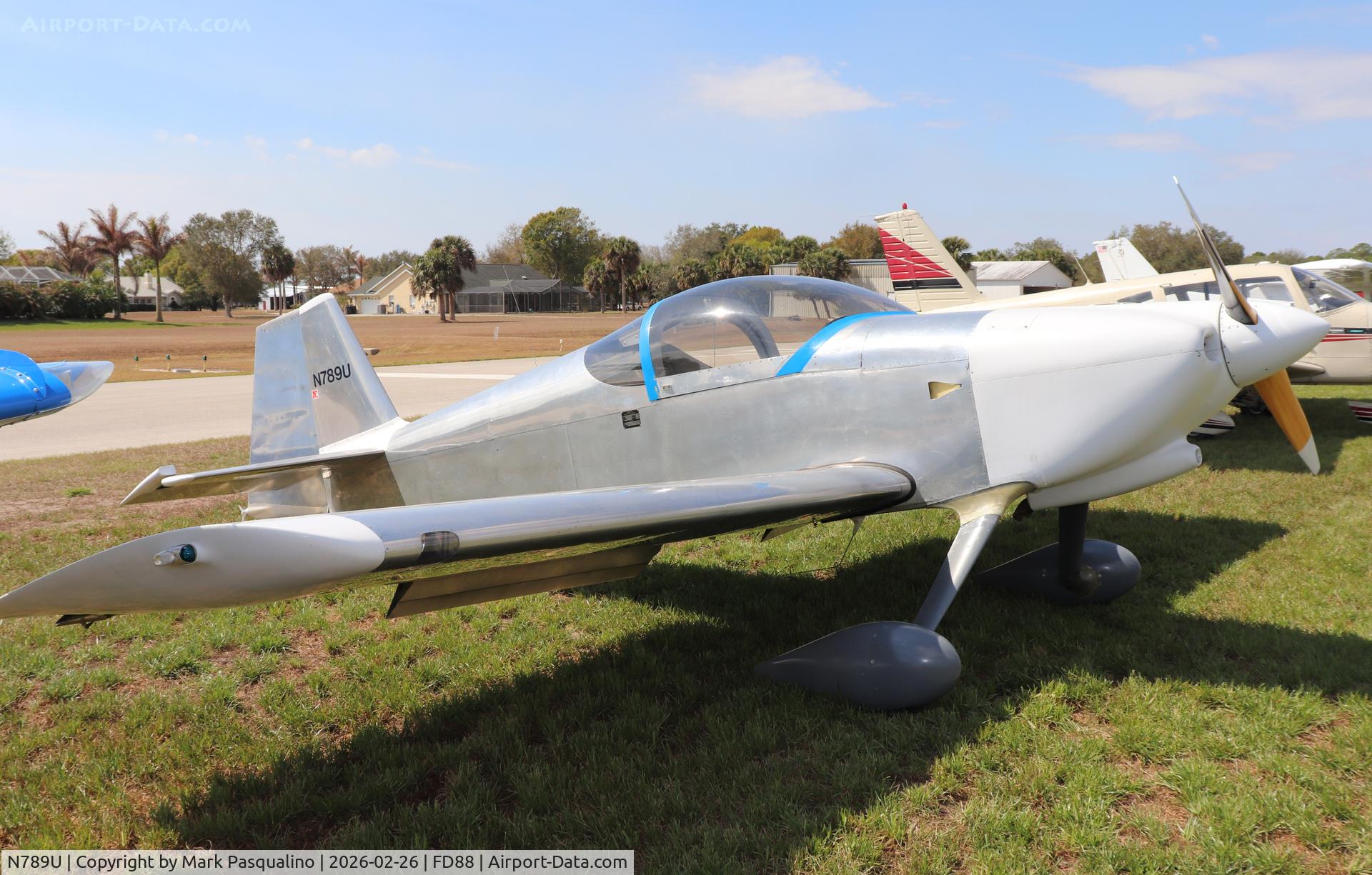 N789U, 2001 Van's RV-6 C/N 23627, Vans RV-6