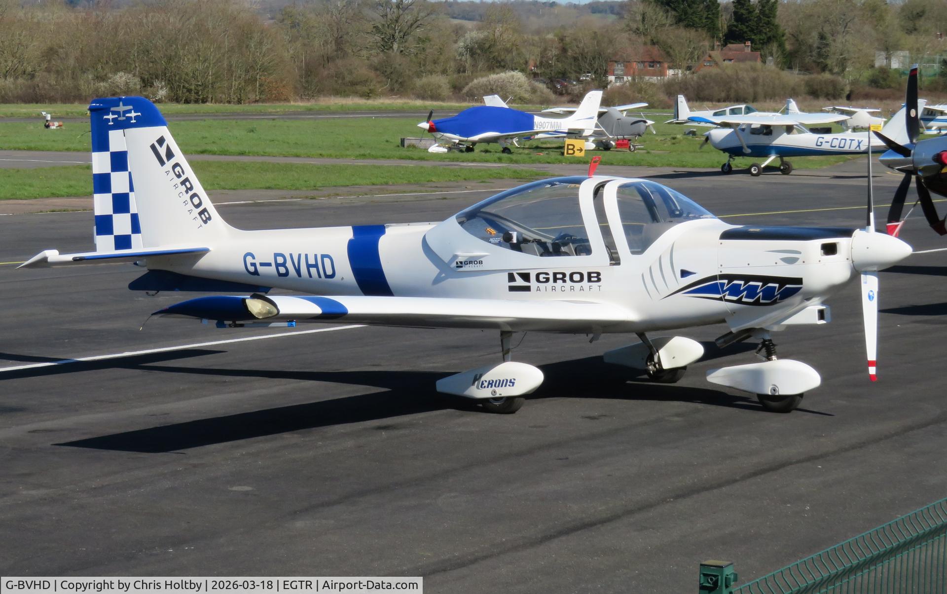 G-BVHD, 1994 Grob G-115D-2 C/N 82006, Visiting Elstree (EGTR)