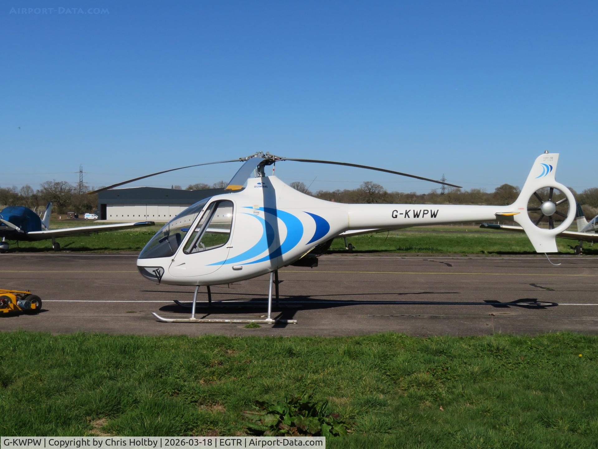 G-KWPW, 2016 Guimbal Cabri G2 C/N 1157, Parked at Elstree (EGTR)