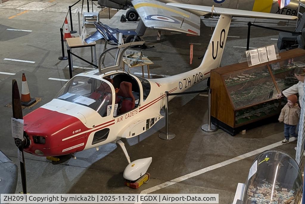 ZH209, Grob G-109B Vigilant T1 C/N 6555, Preserved