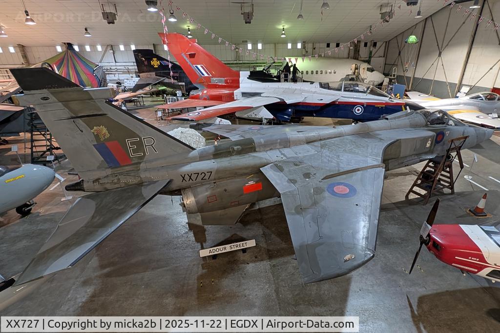 XX727, 1974 Sepecat Jaguar GR.1 C/N S.24, Preserved
