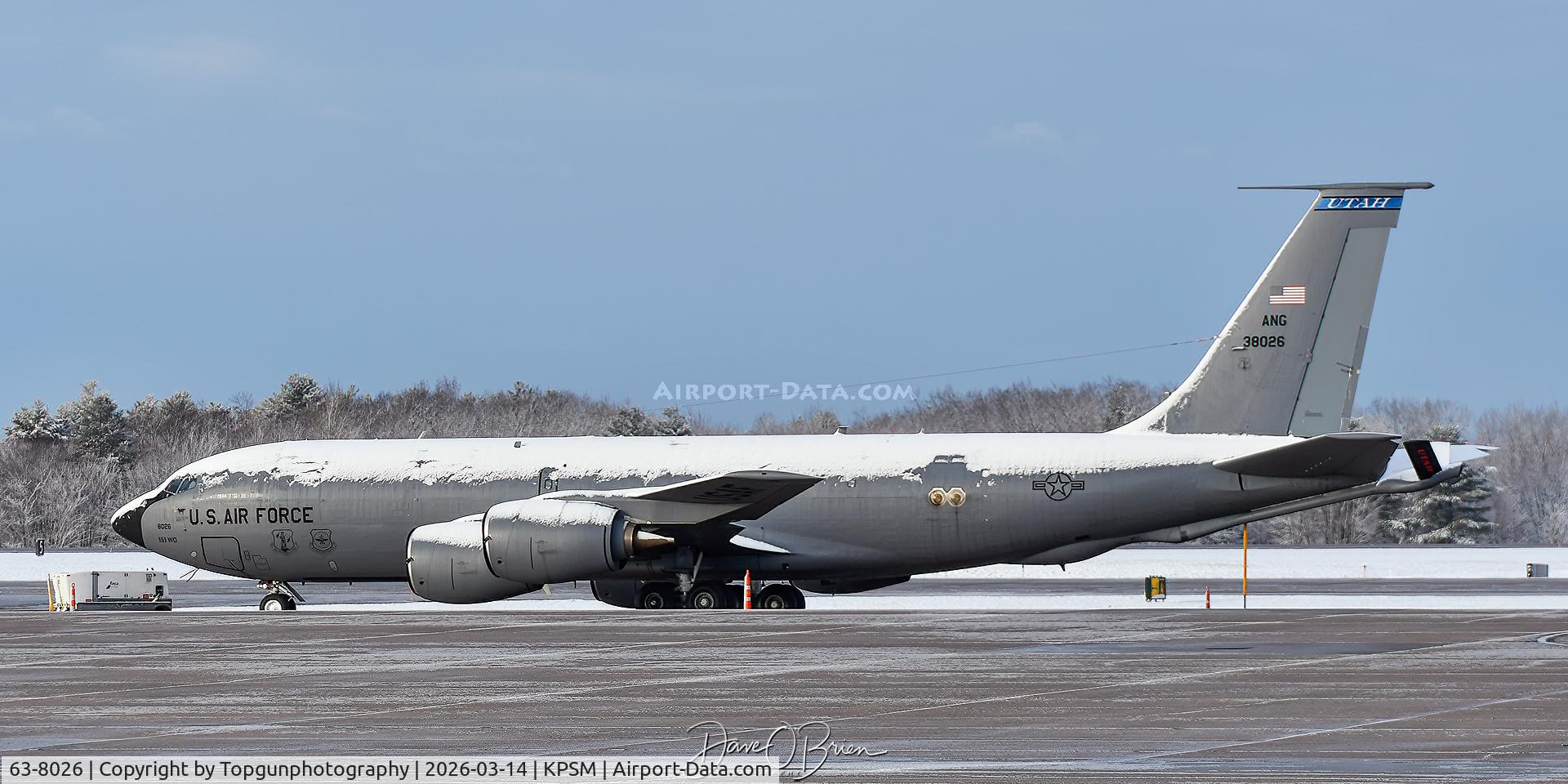 63-8026, 1963 Boeing KC-135R Stratotanker C/N 18643/T0682, 191st ARS	Roland R. Wright ANGB, UT