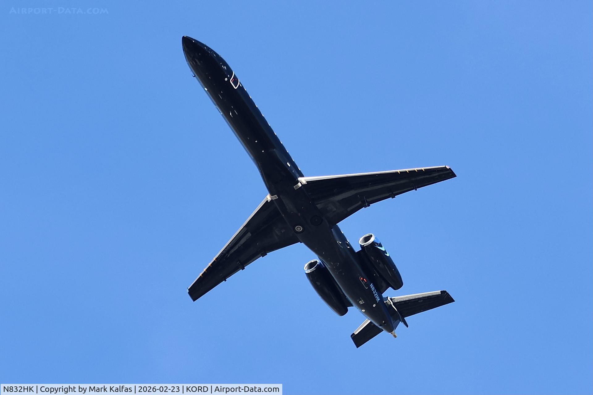 N832HK, 2003 Embraer ERJ-145LR (EMB-145LR) C/N 145771, E145 Key Lime Air Embraer EMB-145LR, N832HK departing 28R KORD.